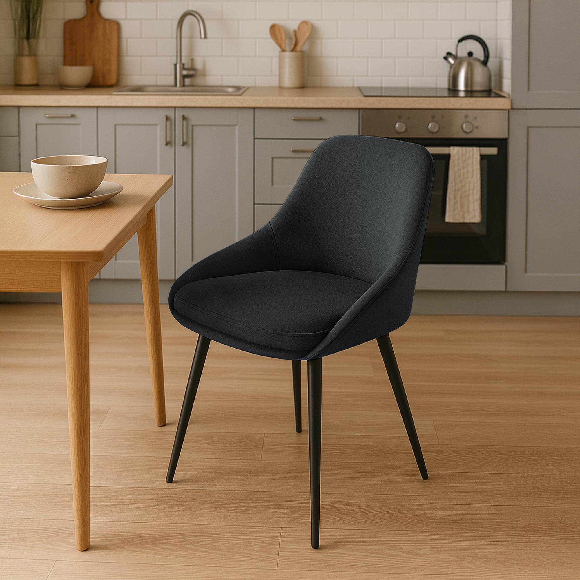 Silla de comedor Elmira Terciopelo