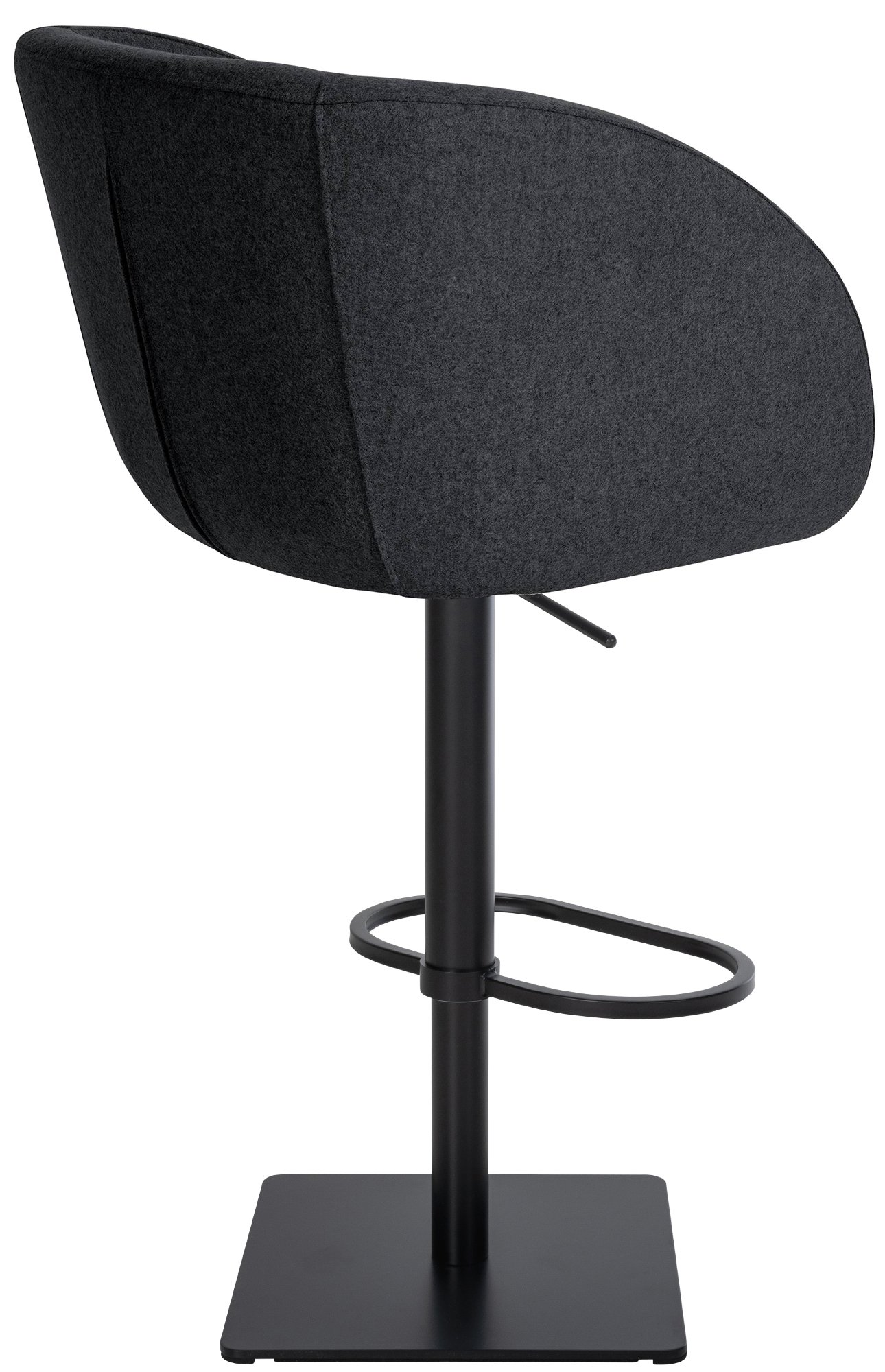 Taburete de bar Gambo con funda de fieltro
