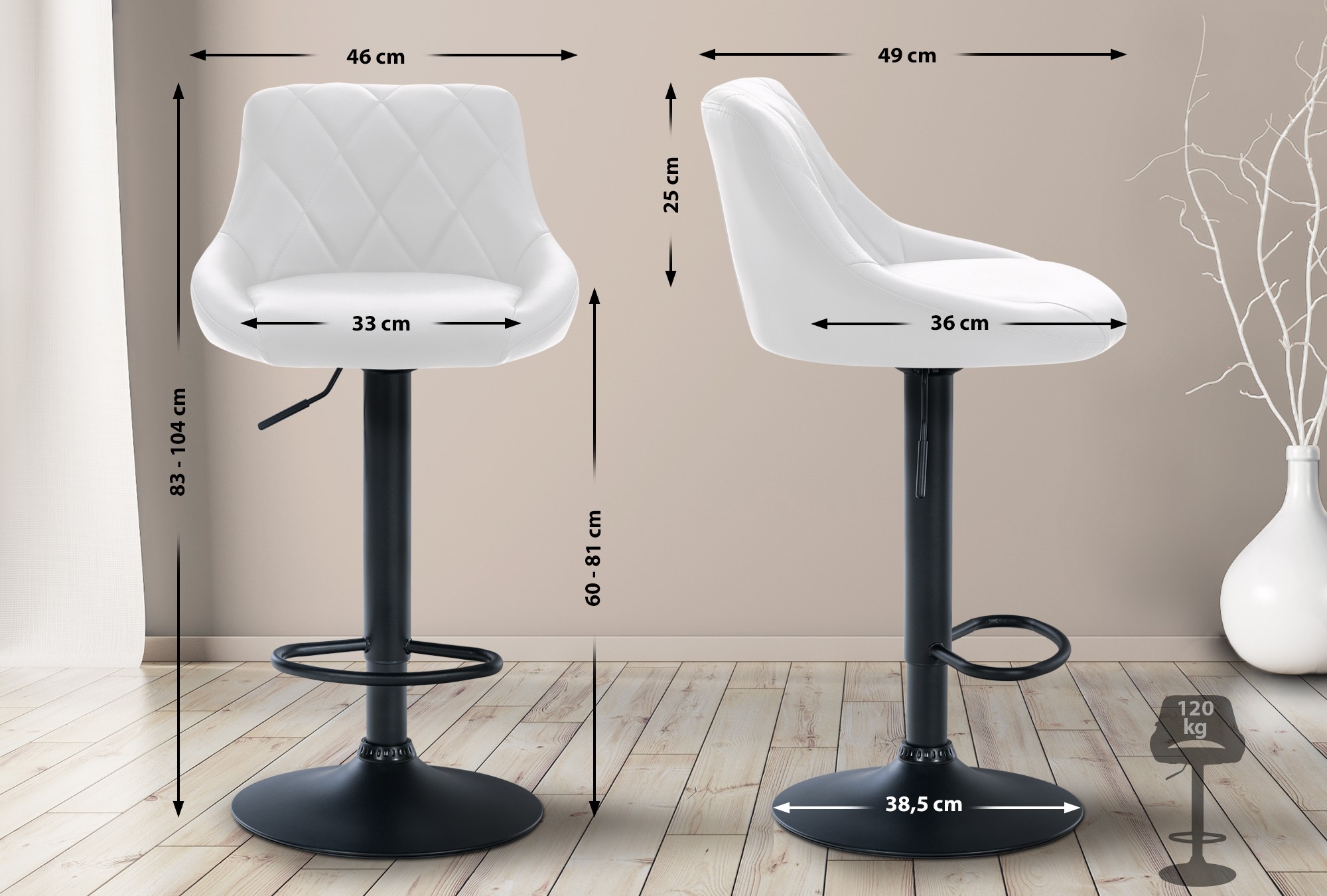 Taburete De Bar Lazio