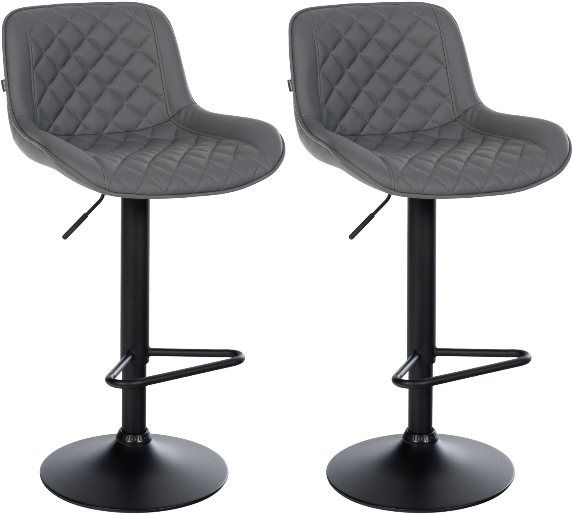 2er Set de taburetes de bar Kasson