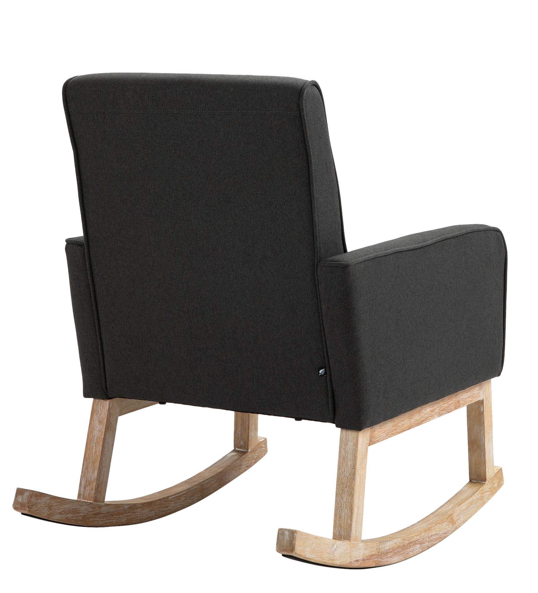 Silla mecedora Dream tapizada en tela