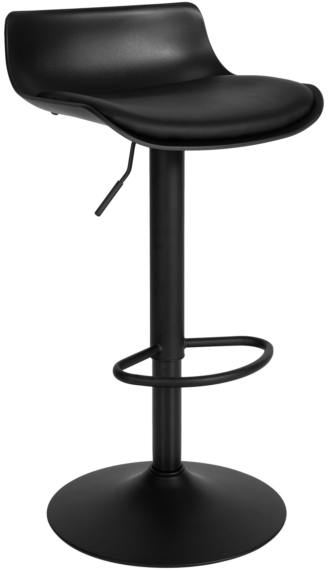Set de mesa alta de bar Navo con 2 taburetes en polipiel