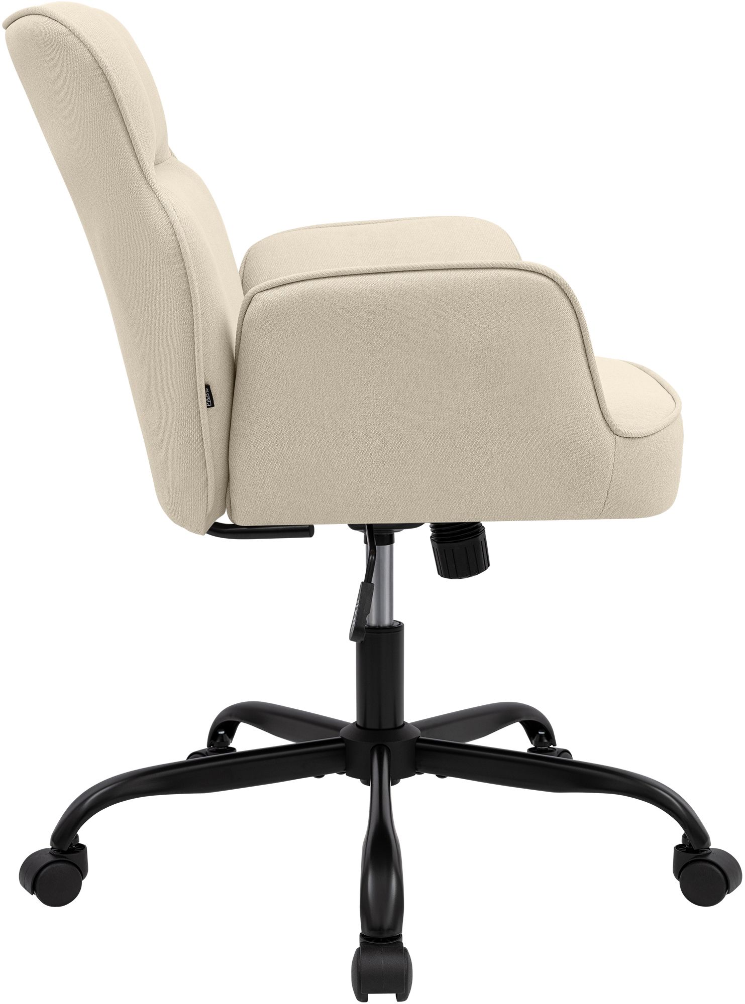 Silla de oficina Amado con tapizado en tela