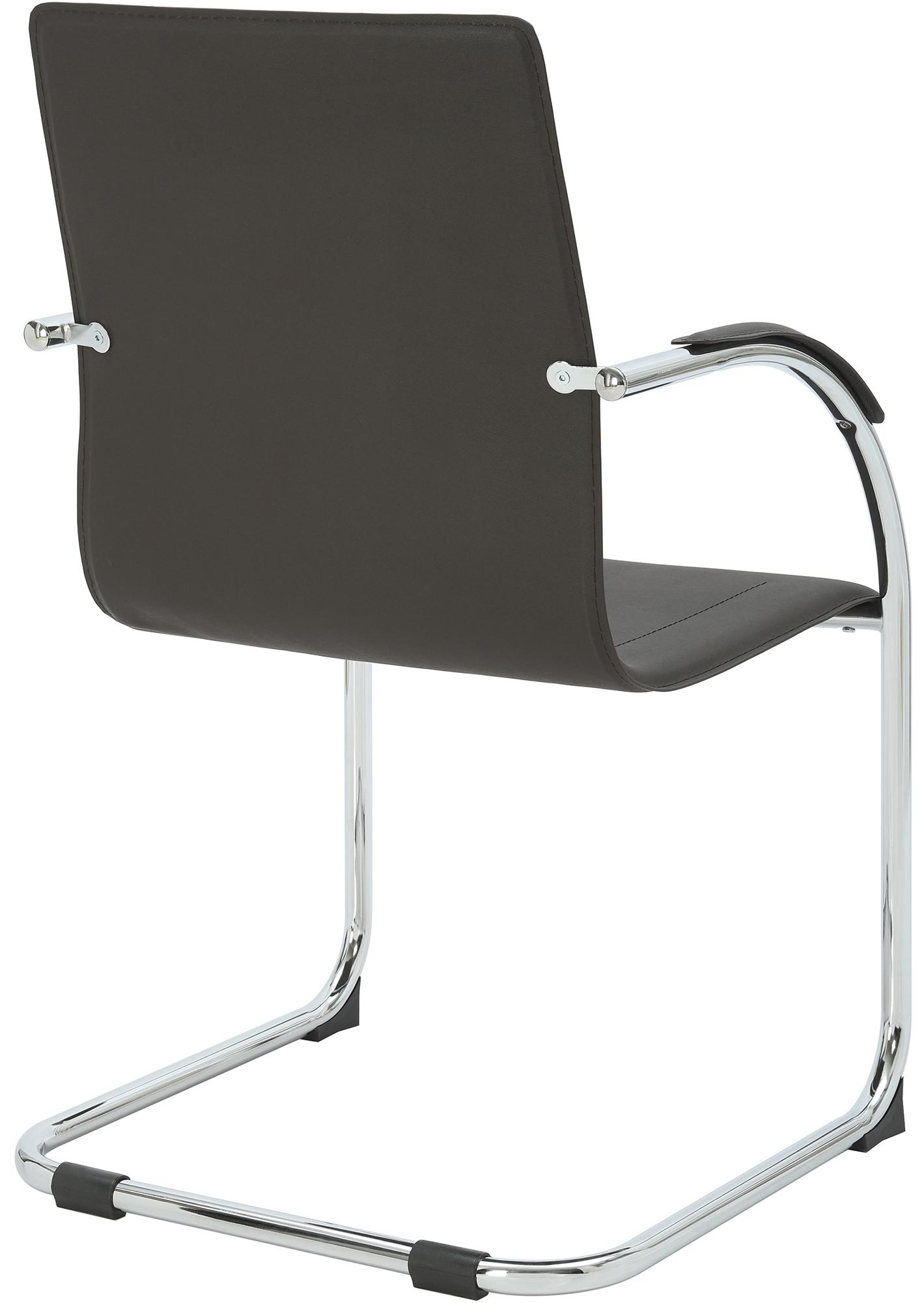 Silla cantilever Noeleen de piel sintetica