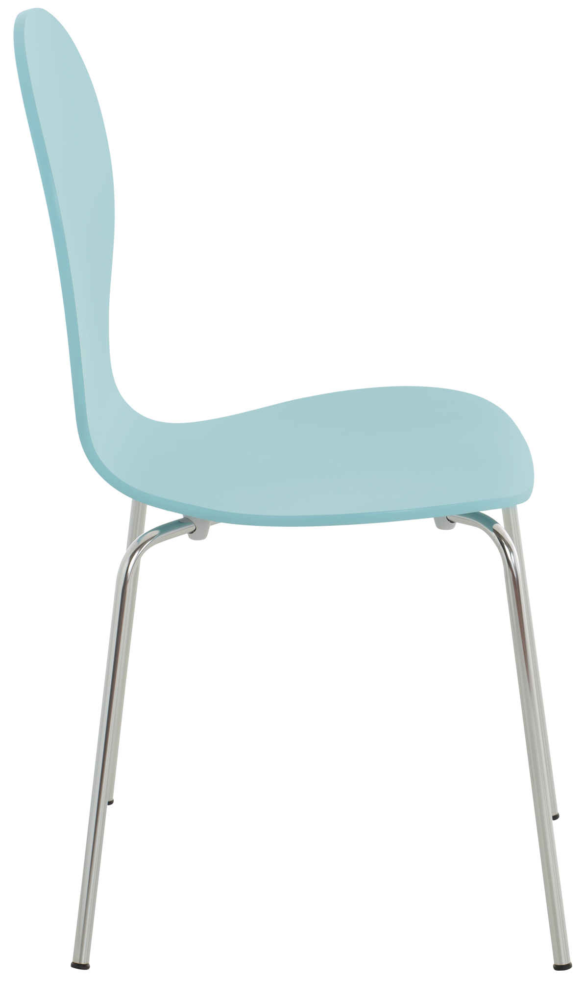Silla De Comedor Apilable Diego Azul claro