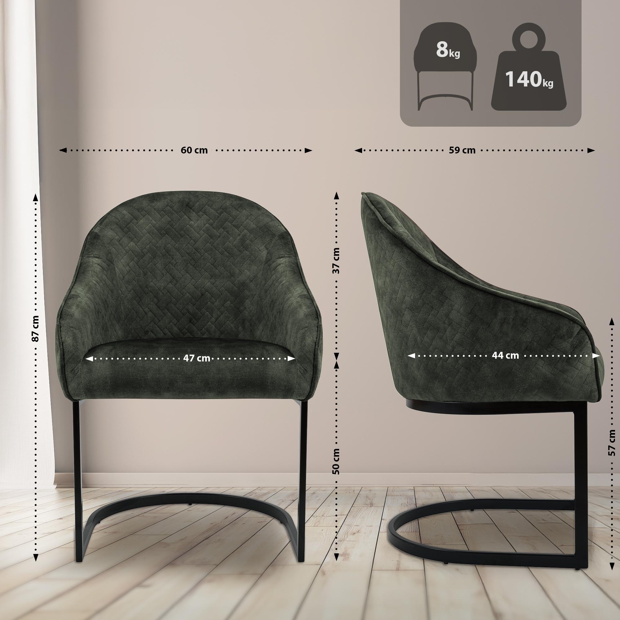 Silla de Comedor Jarik Terciopelo