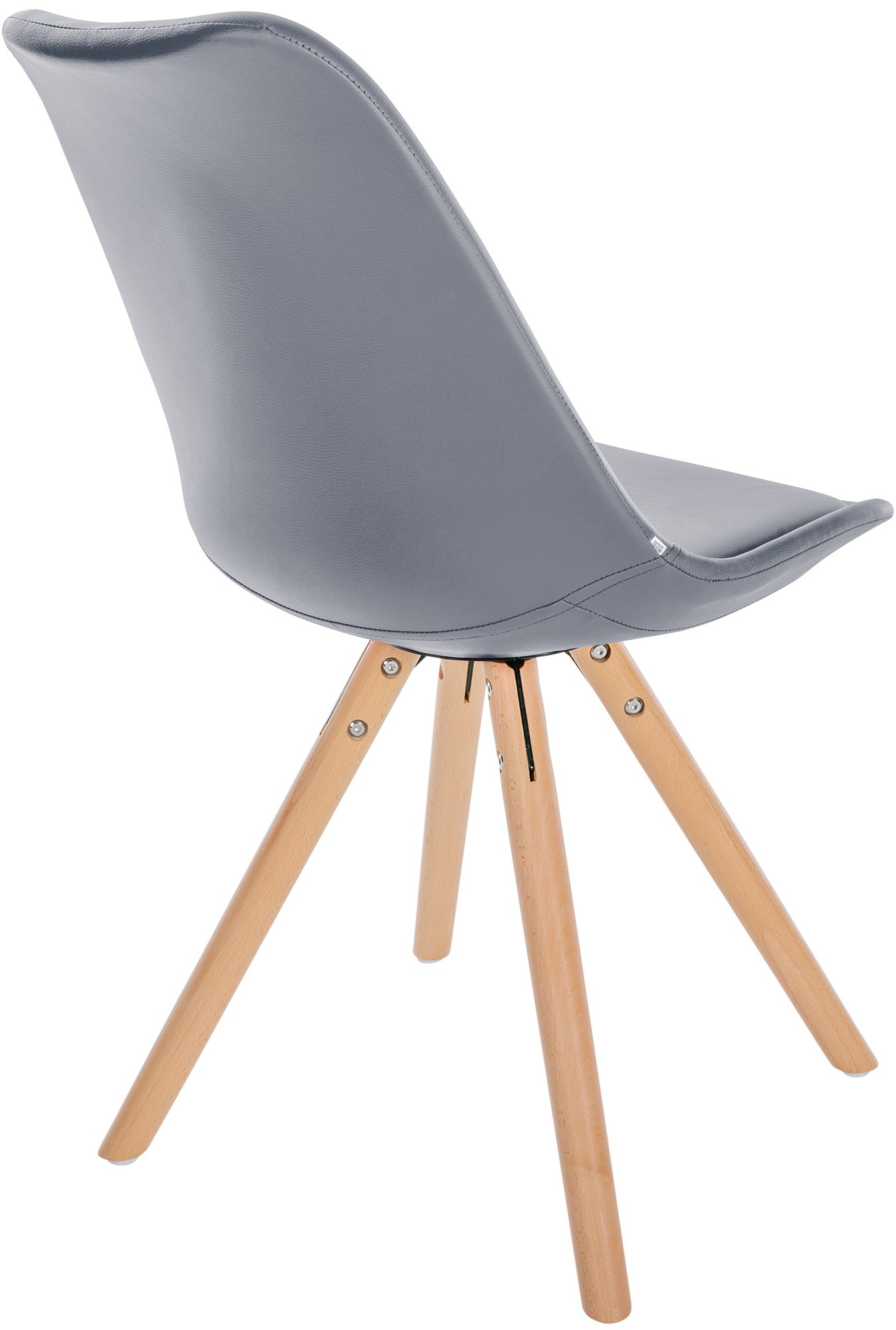 Set de 4 Sillas de comedor Sofia en polipiel