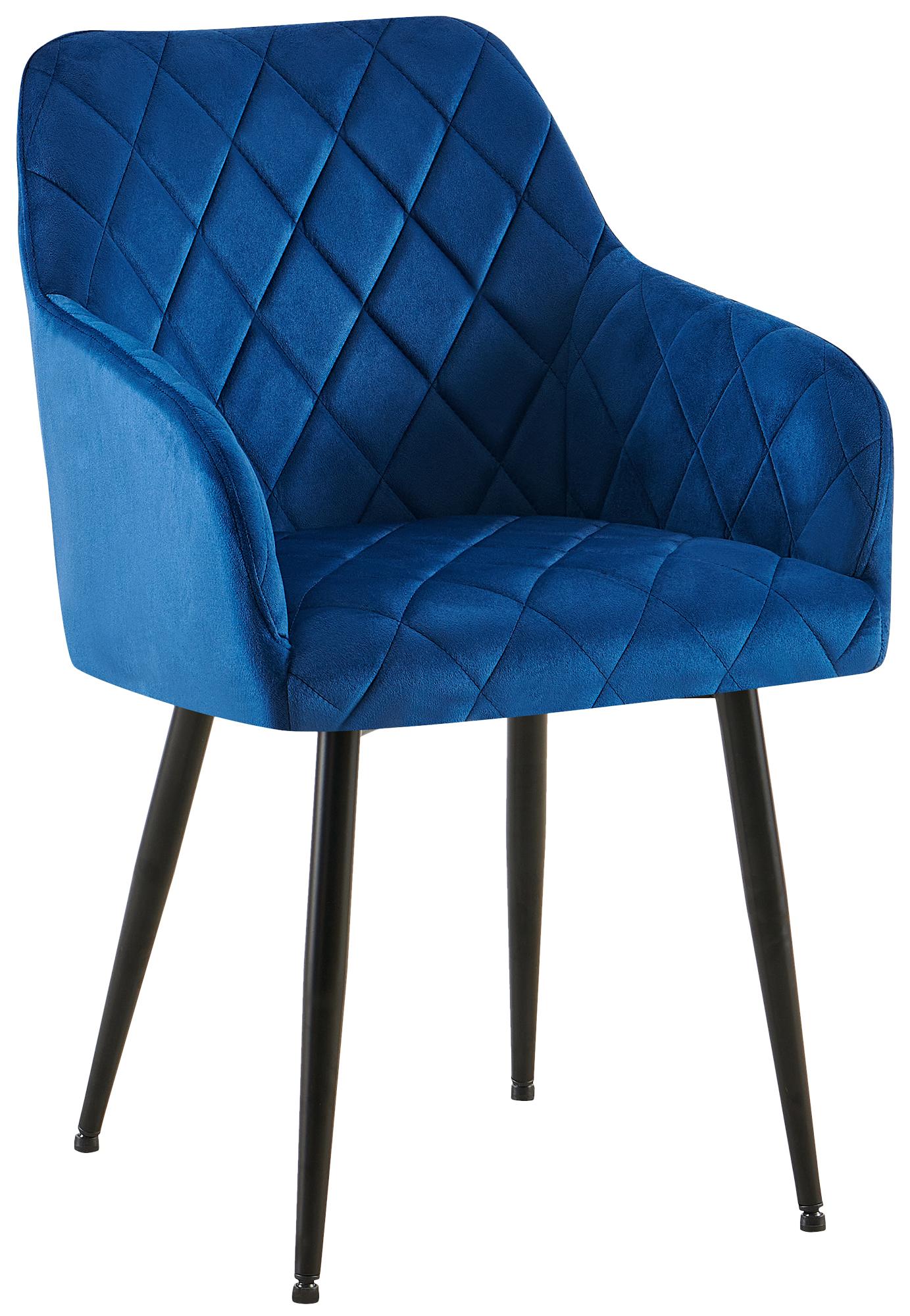 Silla de comedor Monett terciopelo