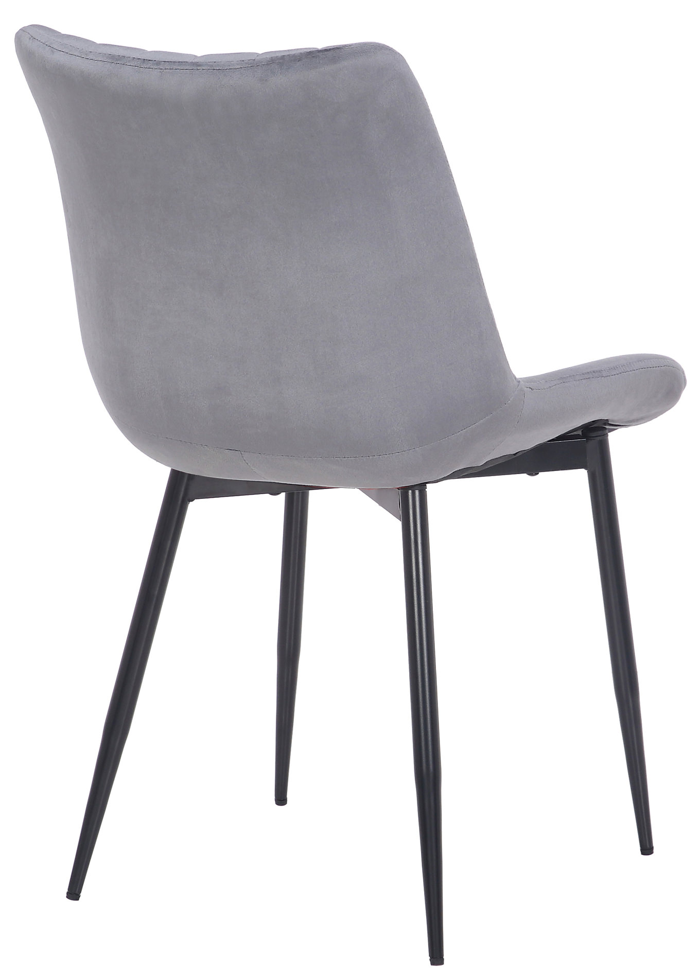 Silla de comedor Rahden en terciopelo