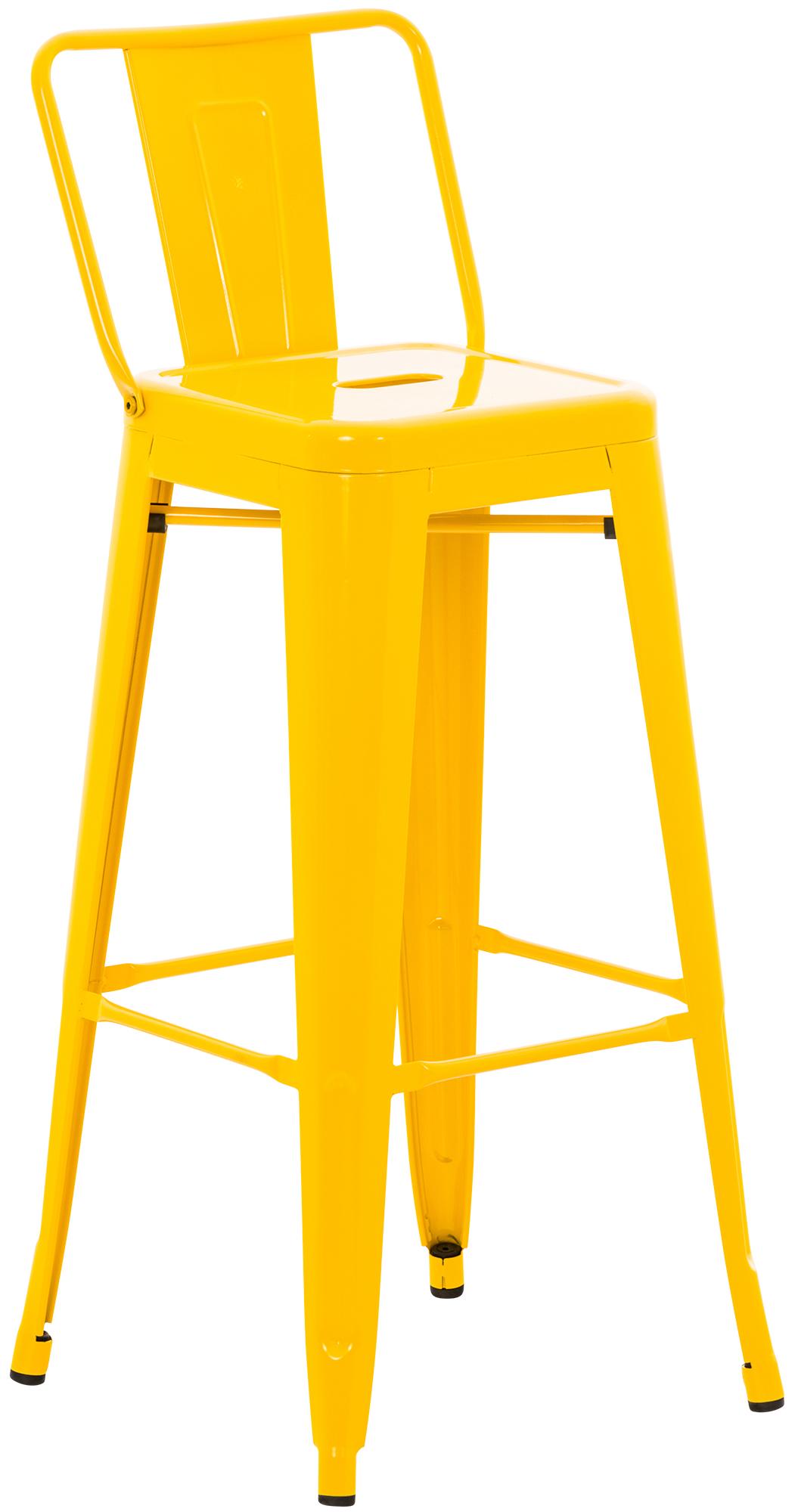 Taburete de bar de metal Mason