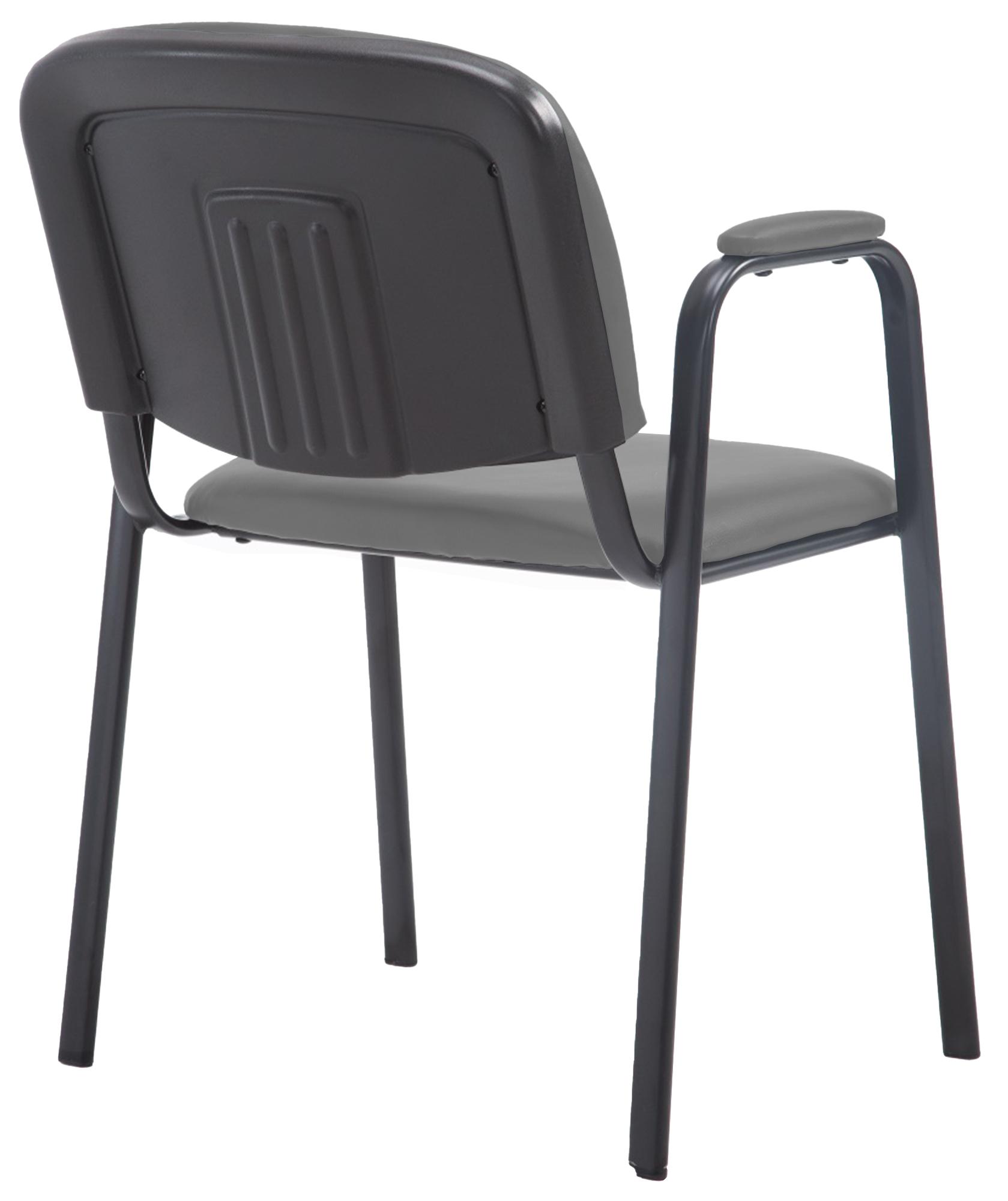Silla apilable Ken Pro de polipiel