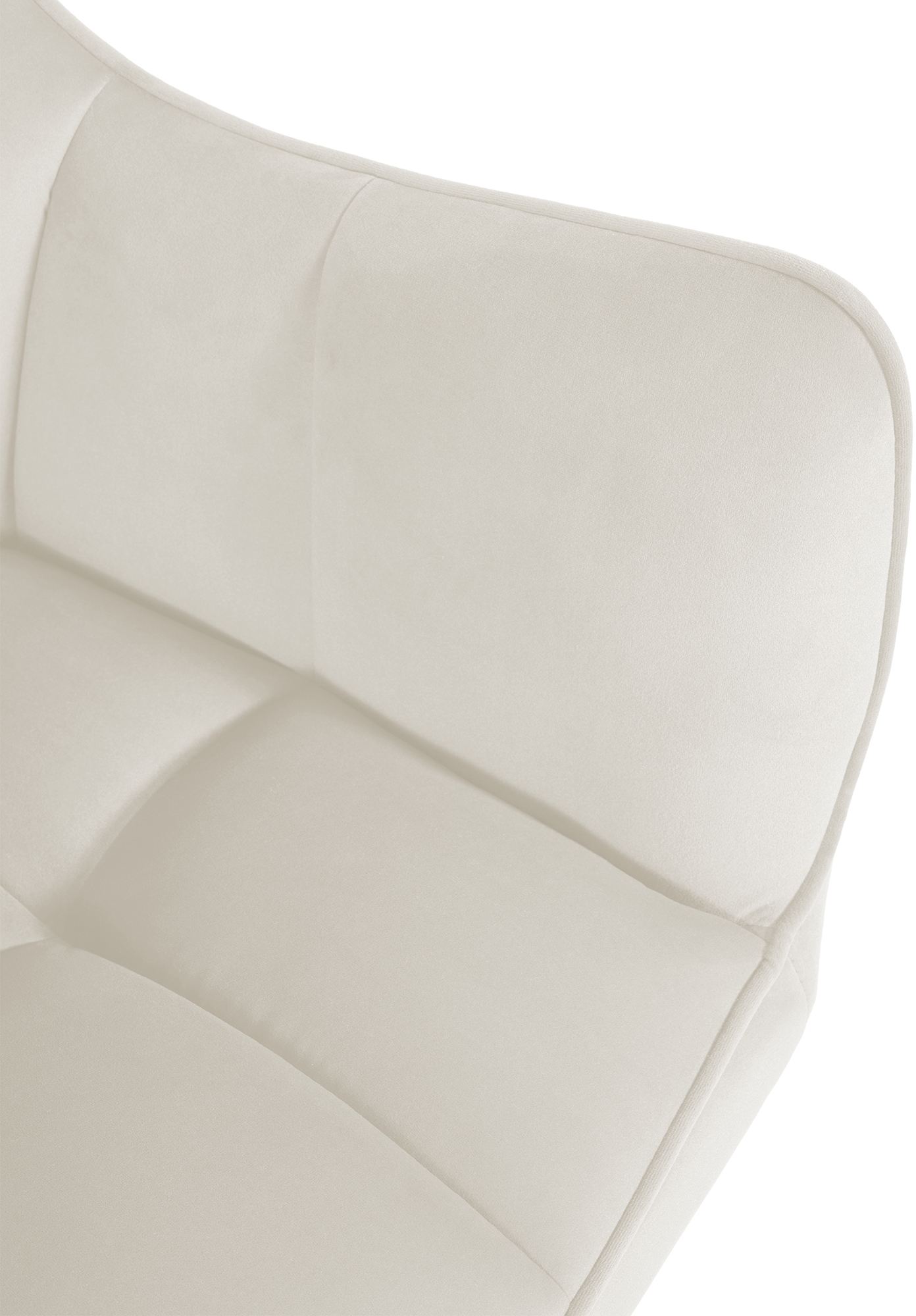 Silla de comedor Swing en terciopelo