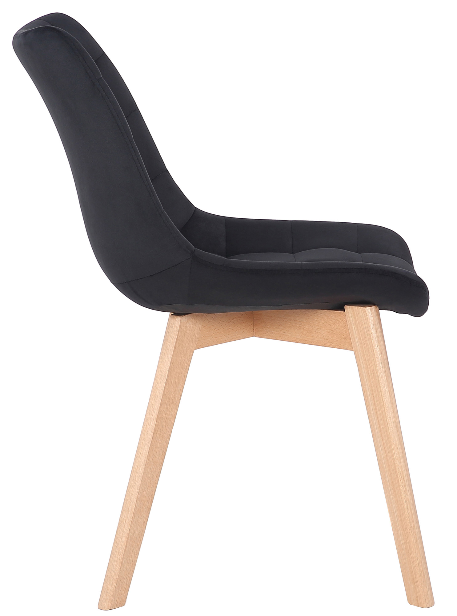 Set de 2 Sillas de comedor Passaic en terciopelo
