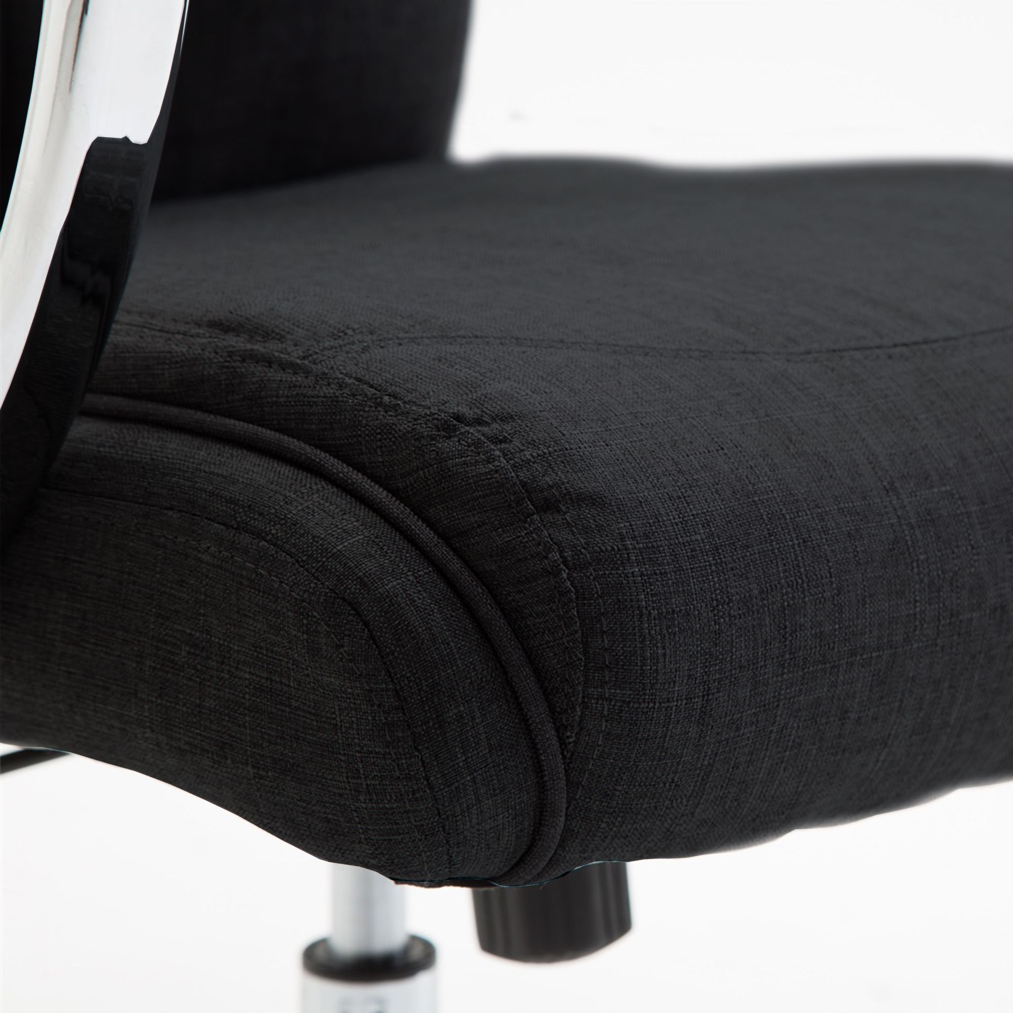 Silla de oficina Arlen tapizada en tela