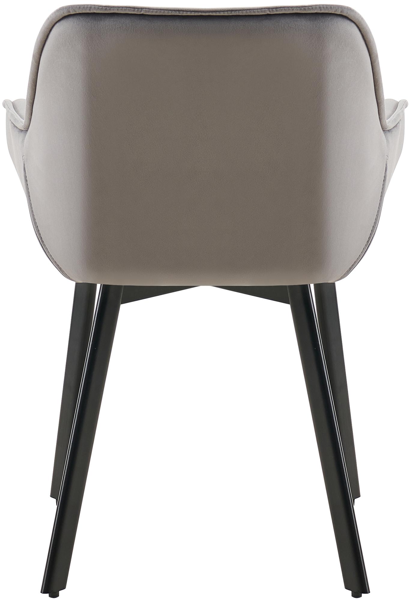 Juego de 2 Sillas de Comedor Antigo Giratorias de Terciopelo