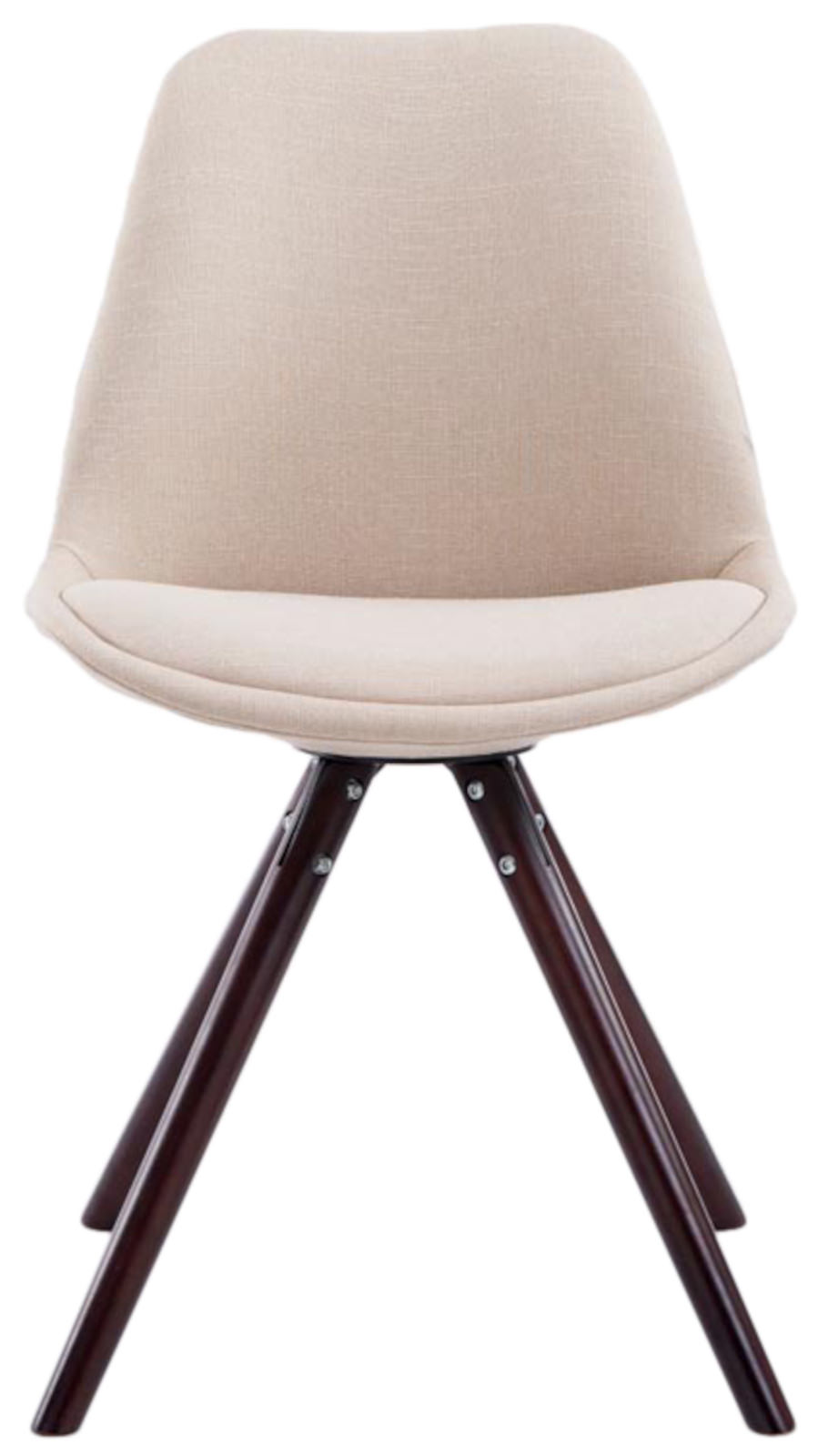 Set de 4 sillas de comedor Toulouse en tela