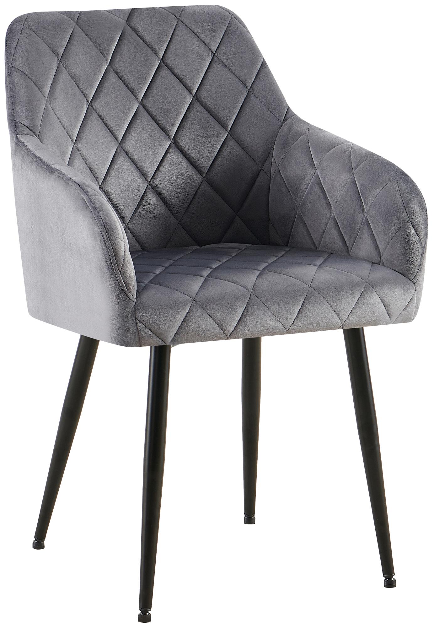 Silla de comedor Monett terciopelo