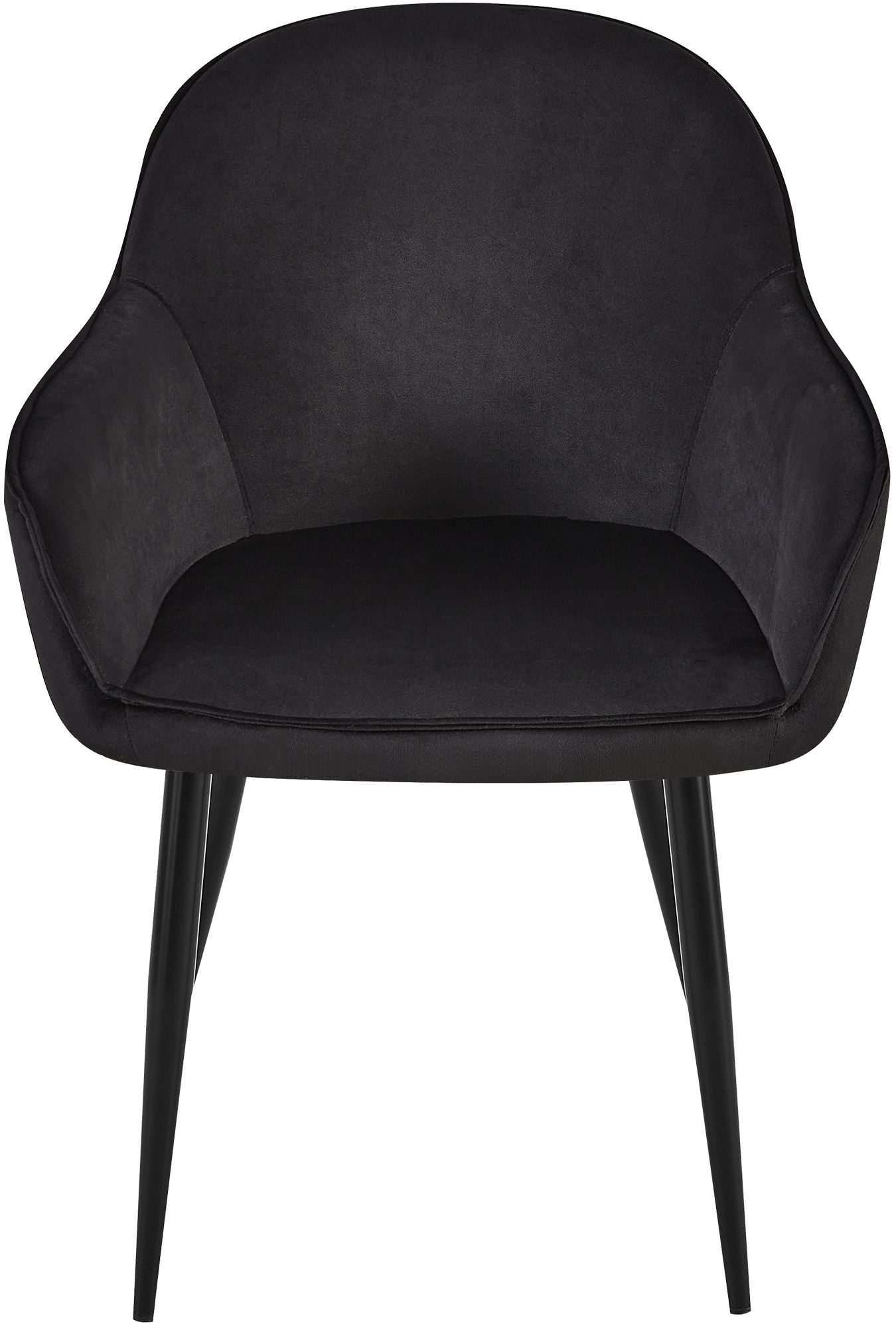 Set de 2 Sillas de comedor Boise en terciopelo