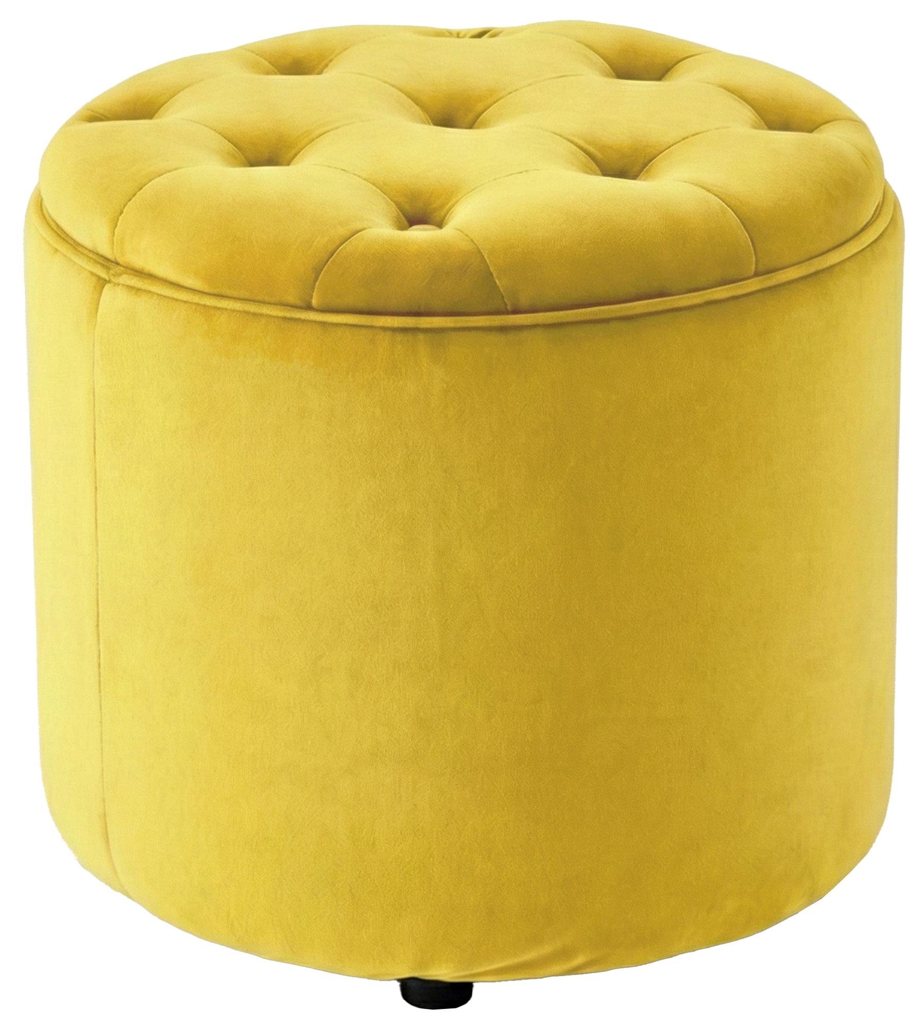 Taburete Pantin de terciopelo