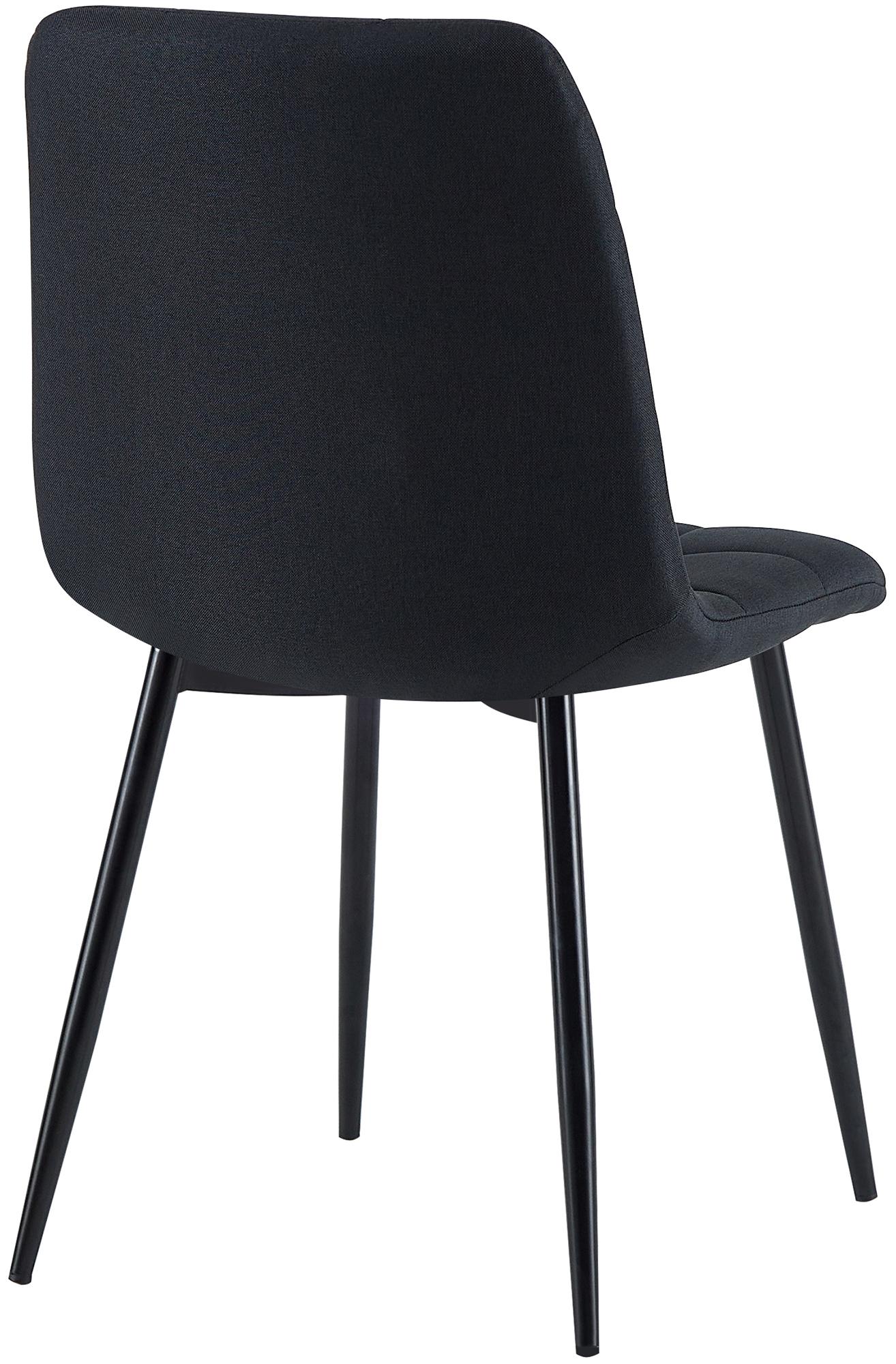 Juego de 4 sillas de comedor Antibes tapizadas en tela