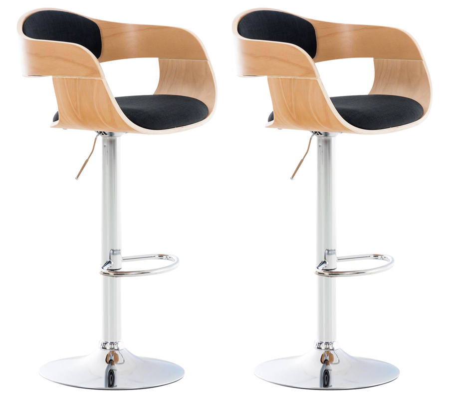 Set De 2 Taburetes Kingston En Tela