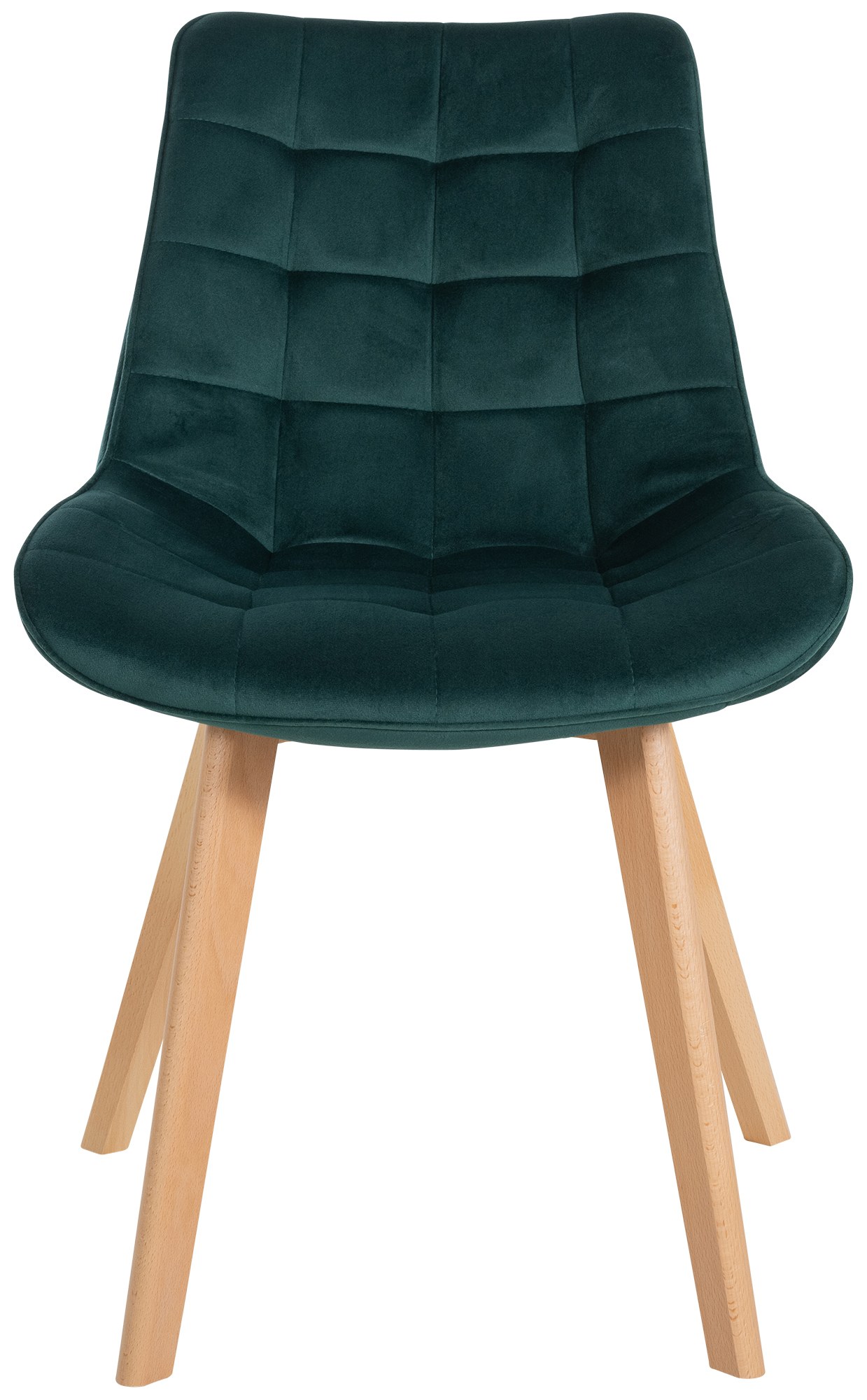 Set de 2 Sillas de comedor Brook en terciopelo