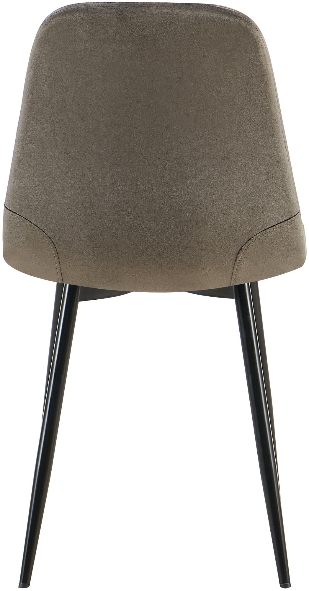 Silla de comedor Baxter en terciopelo