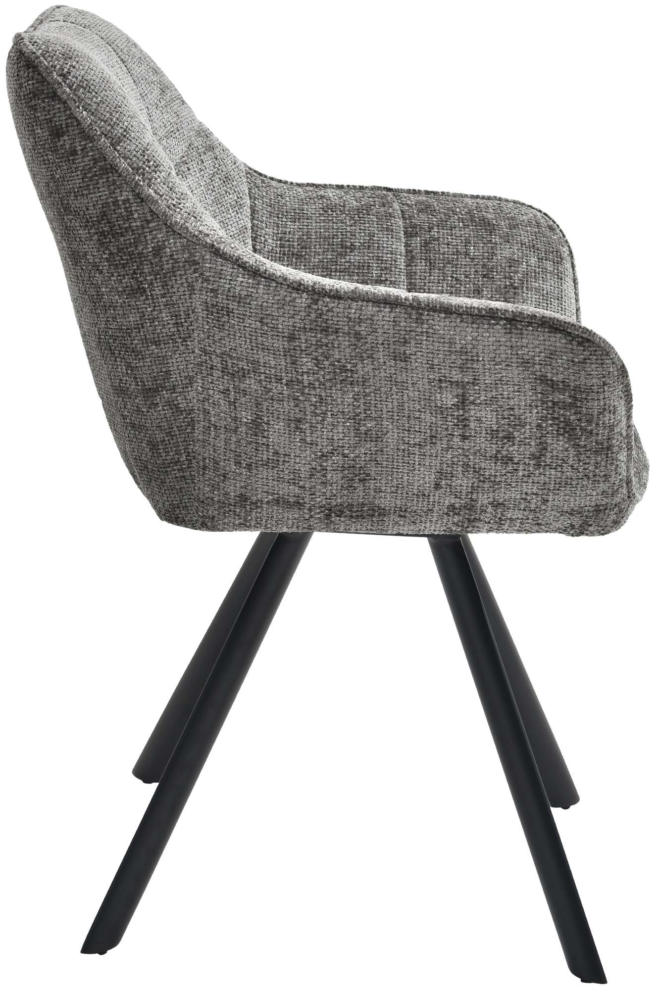 Silla de comedor Scott en terciopelo o tela