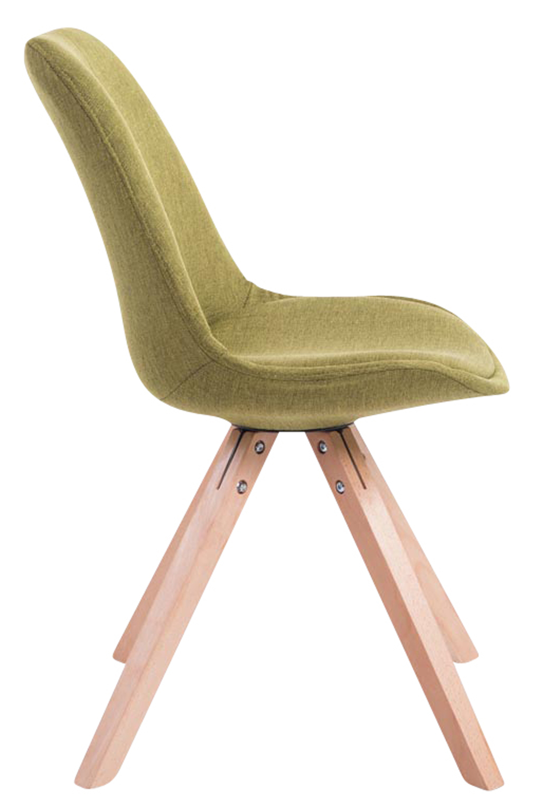 Pack de 4 sillas de comedor Toulouse Square en tela