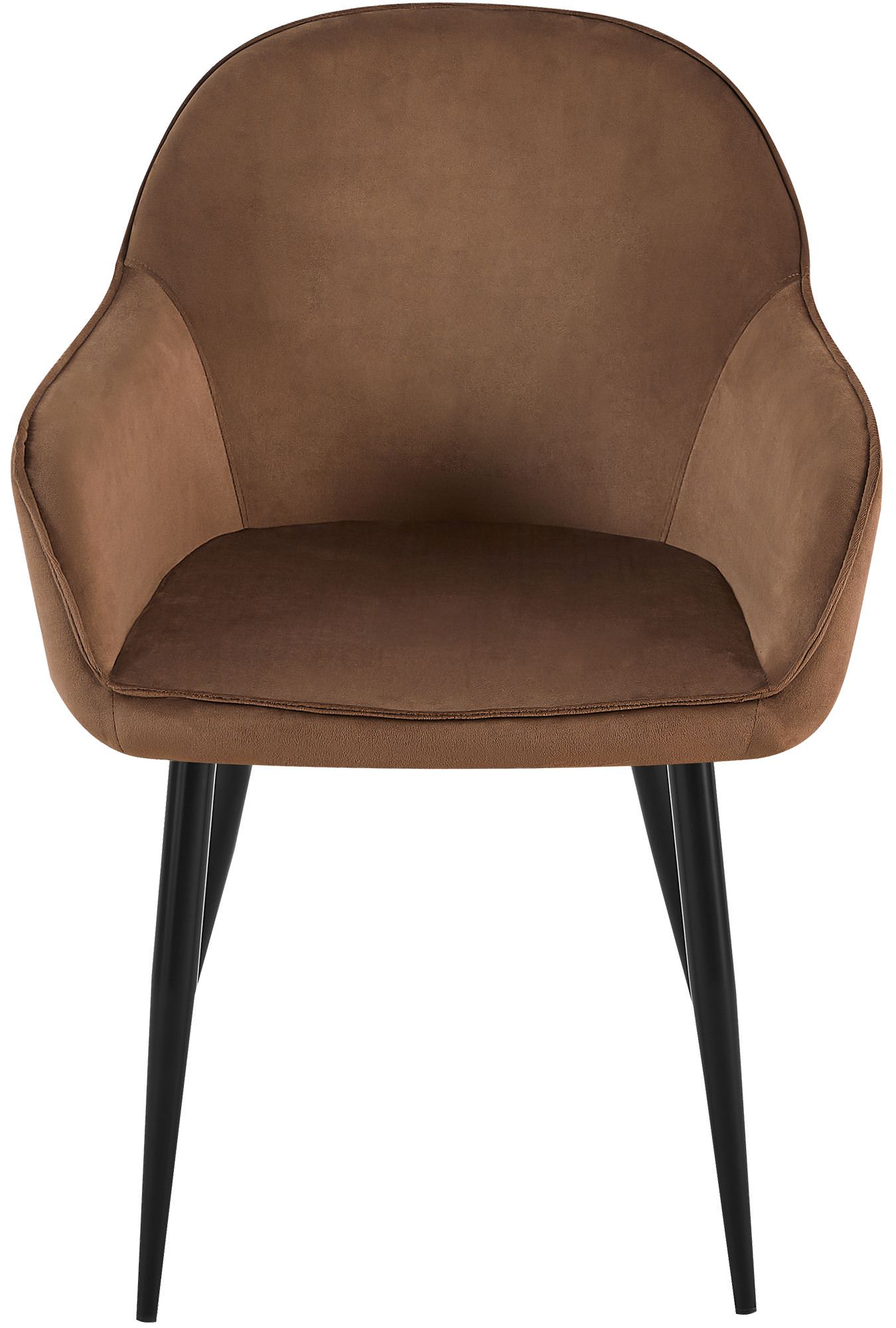 Set de 2 Sillas de comedor Boise en terciopelo