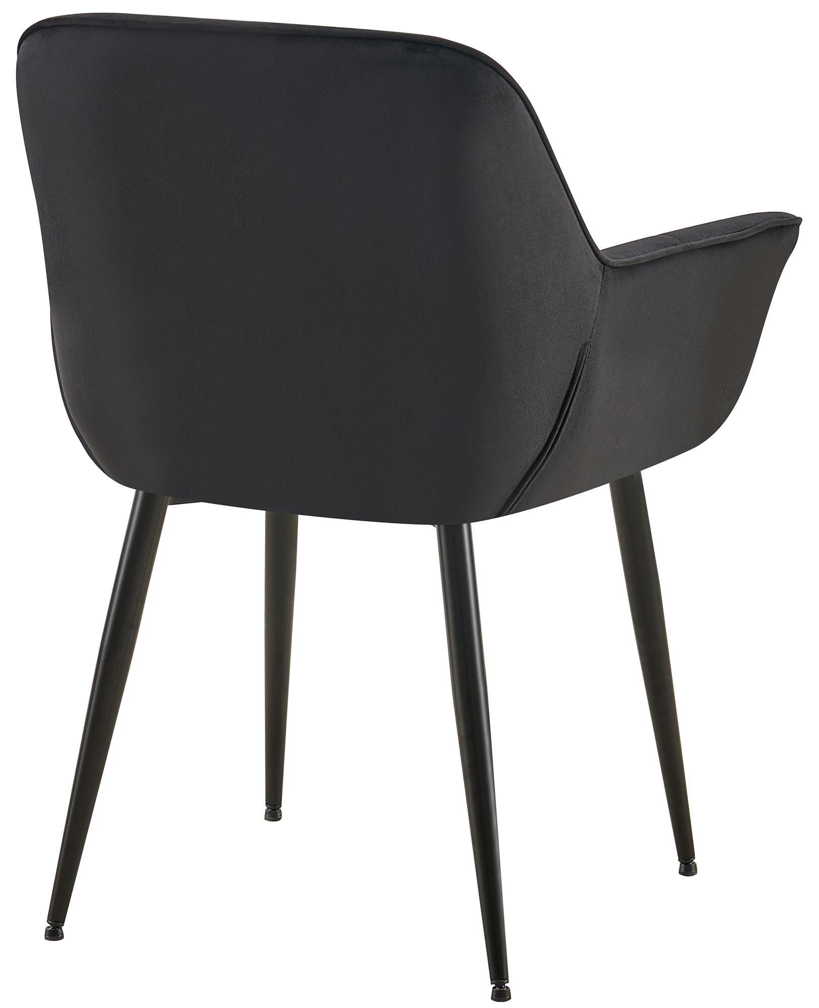 Set de 2 sillas de comedor Rosevilla en terciopelo