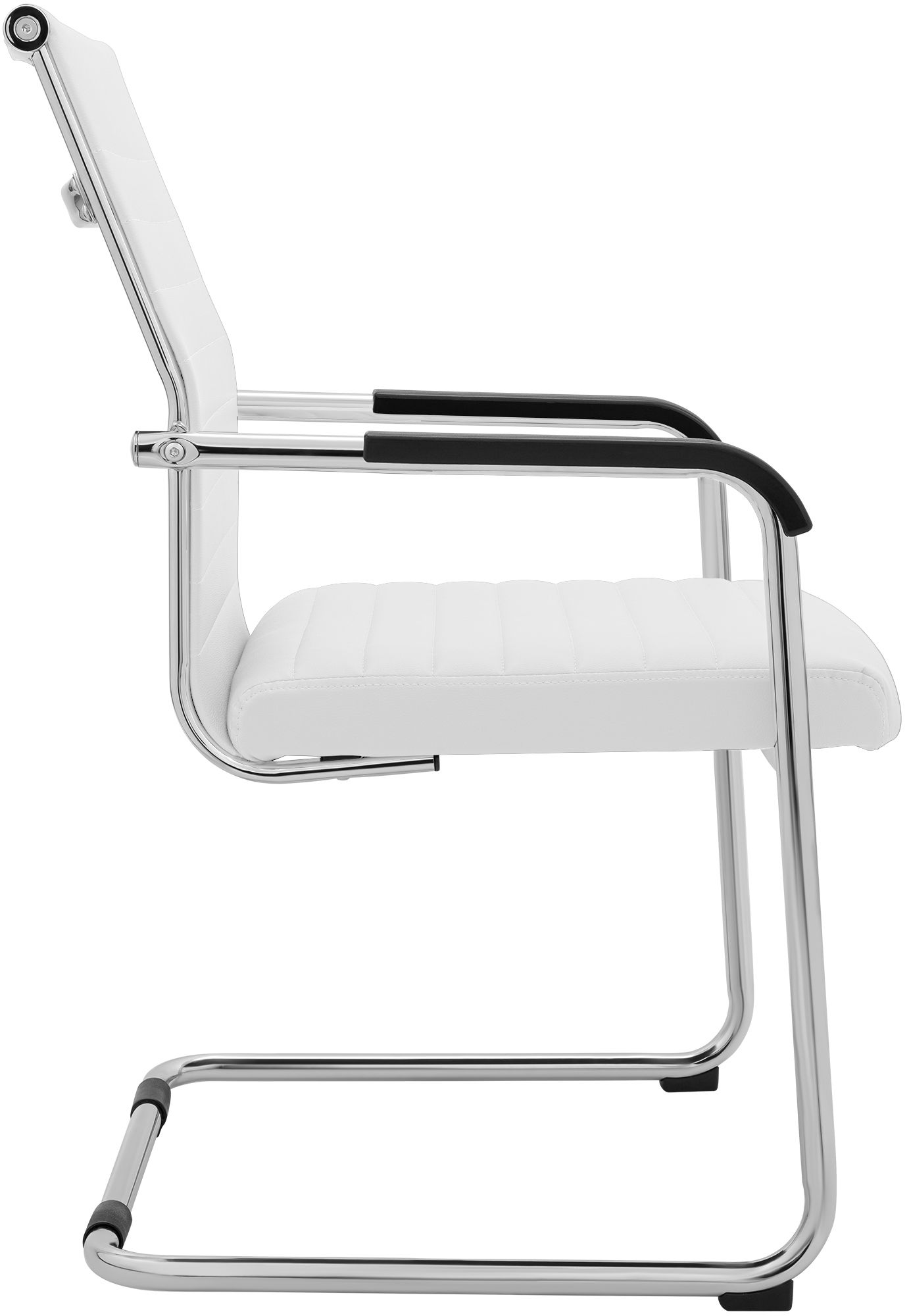 Silla cantilever Hakon en imitación de cuero elegante y cómoda para tu comedor o oficina