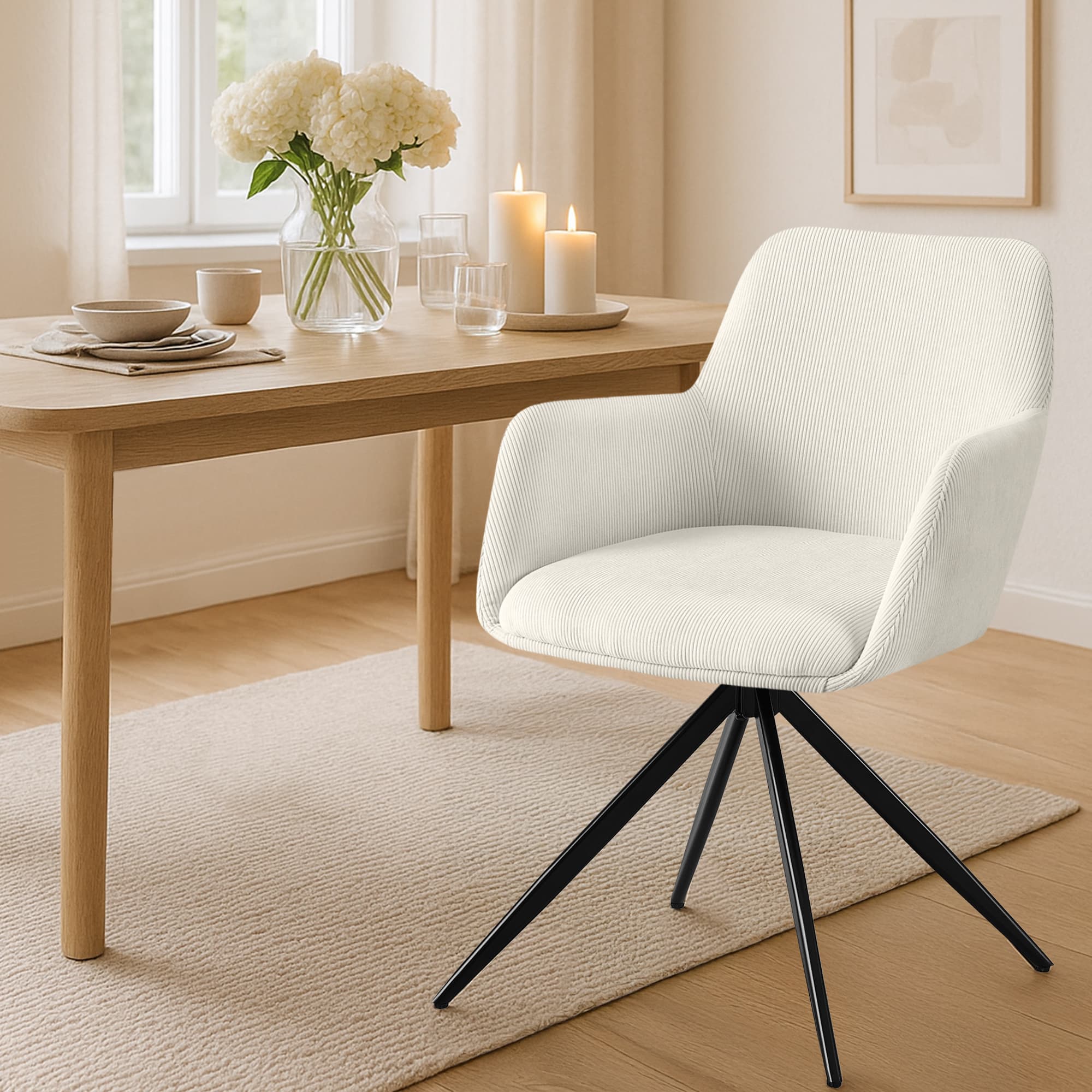 Silla de comedor Olema Cord