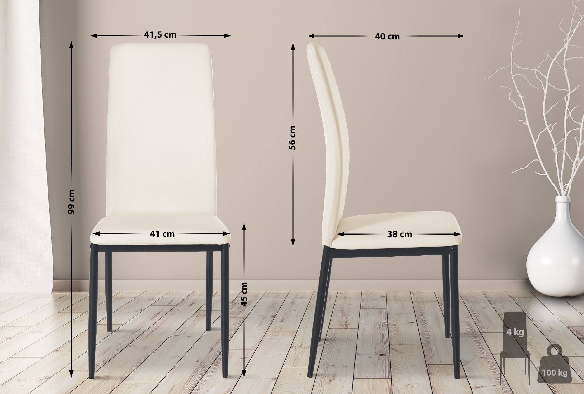 Silla de comedor Savino