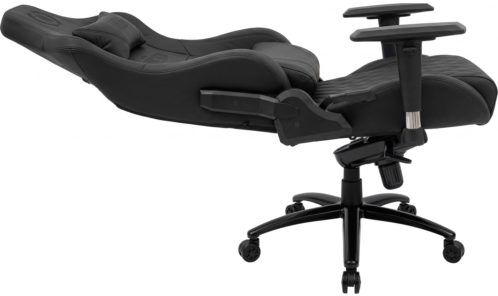 Silla de oficina Keren de cuero genuino