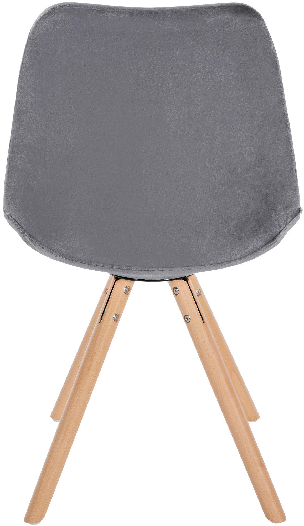 Pack de 4 sillas de salón Sofia en terciopelo