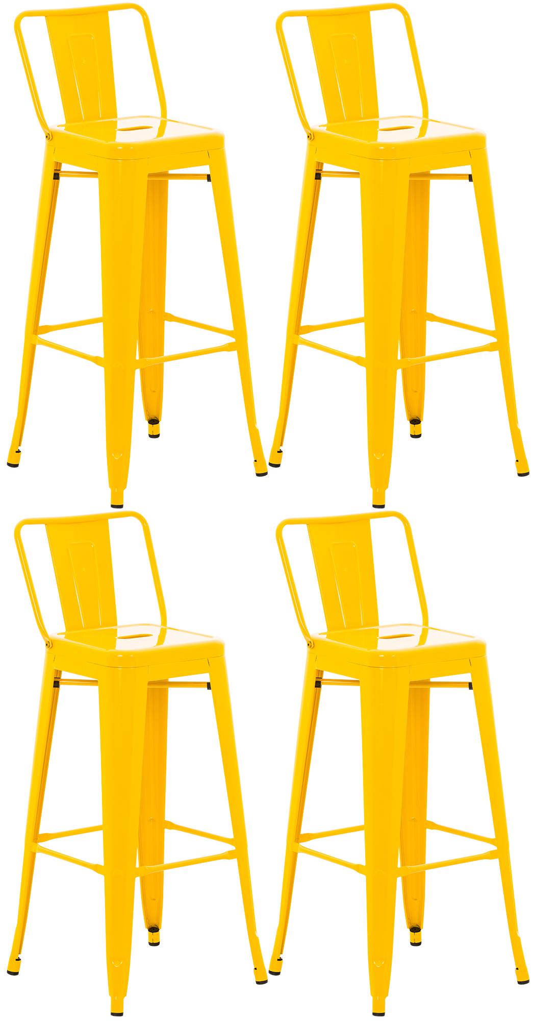 Juego de 4 taburetes de bar Mason