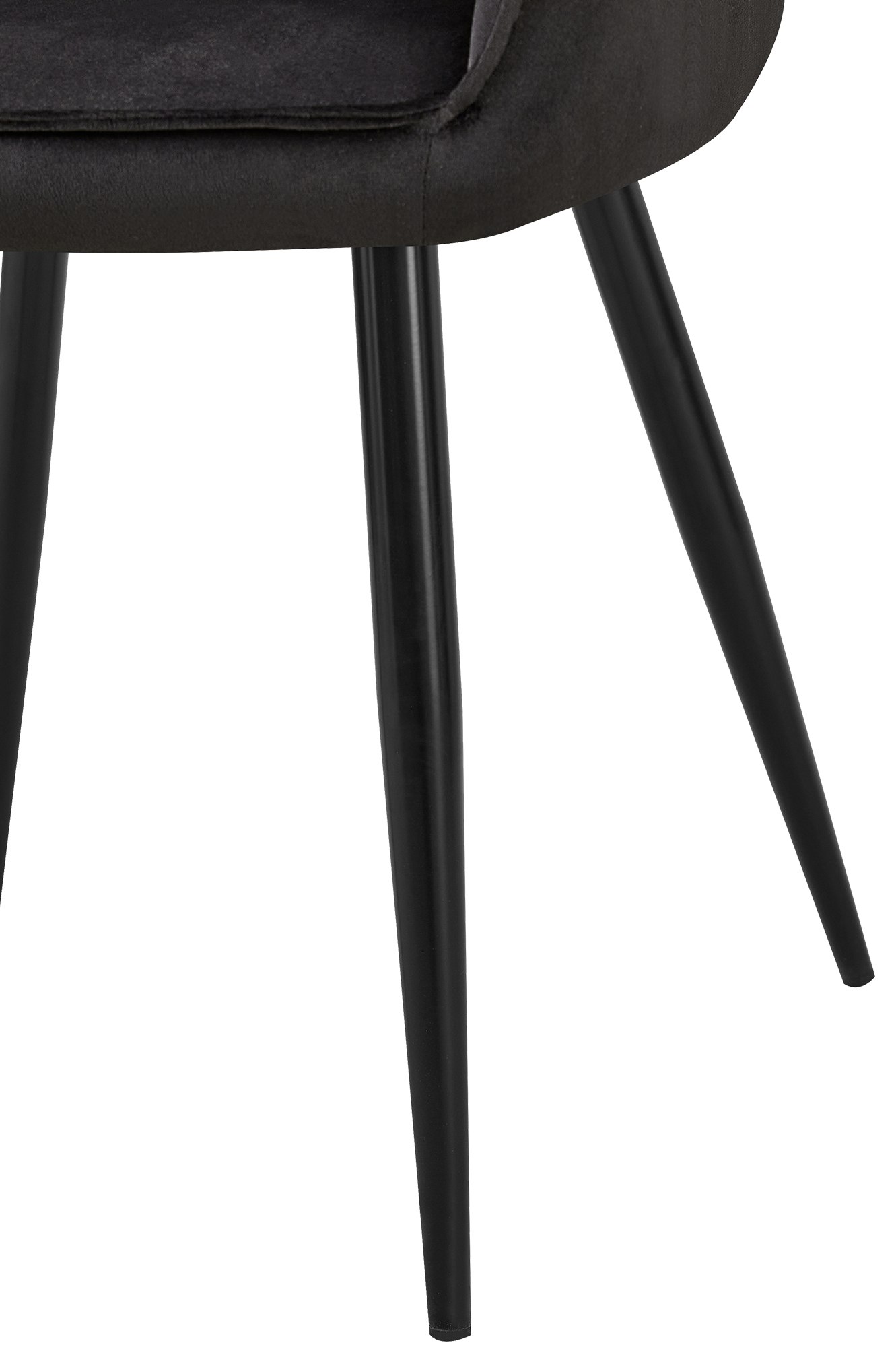 Silla de comedor Boise en terciopelo