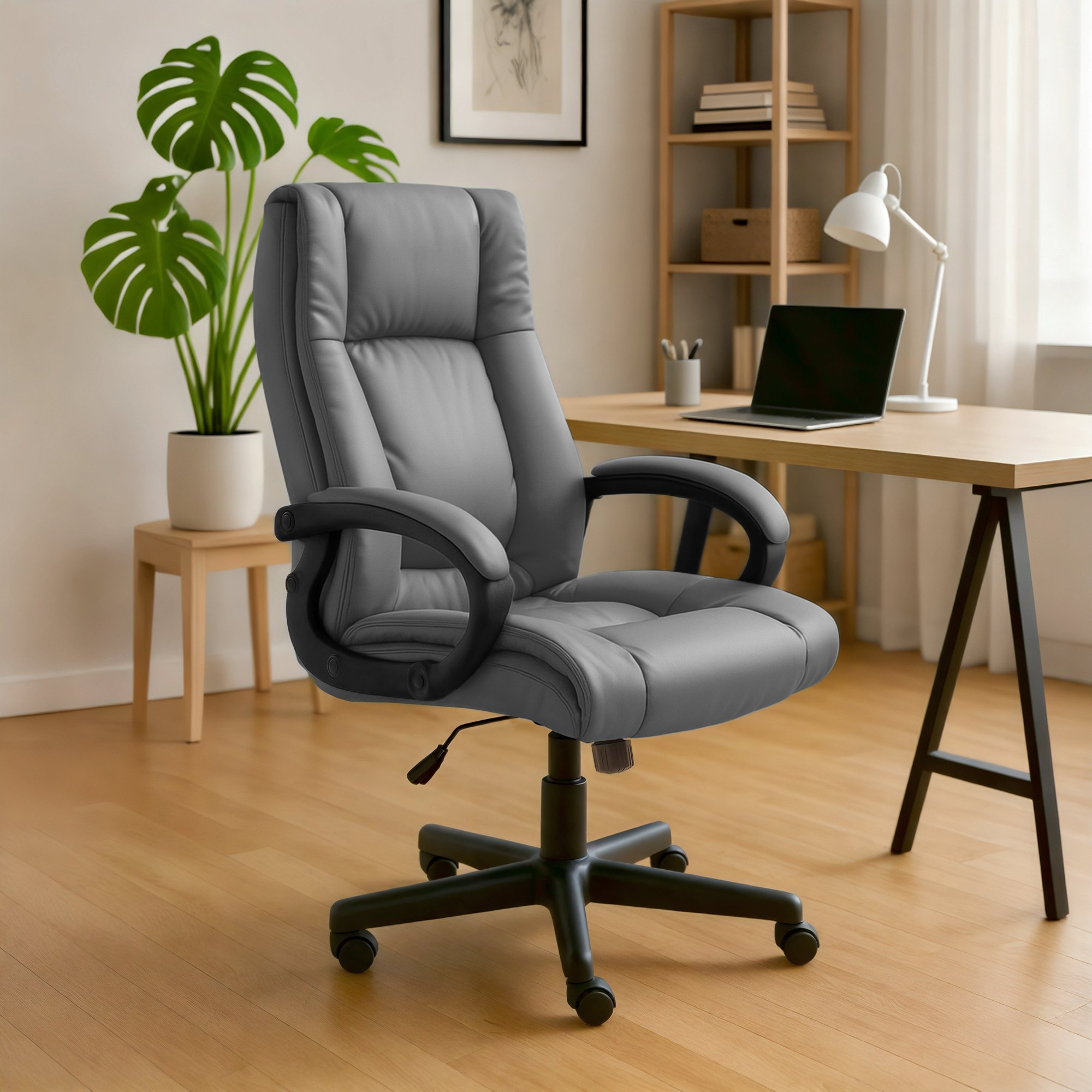 Silla de oficina XL Sparta imitación cuero