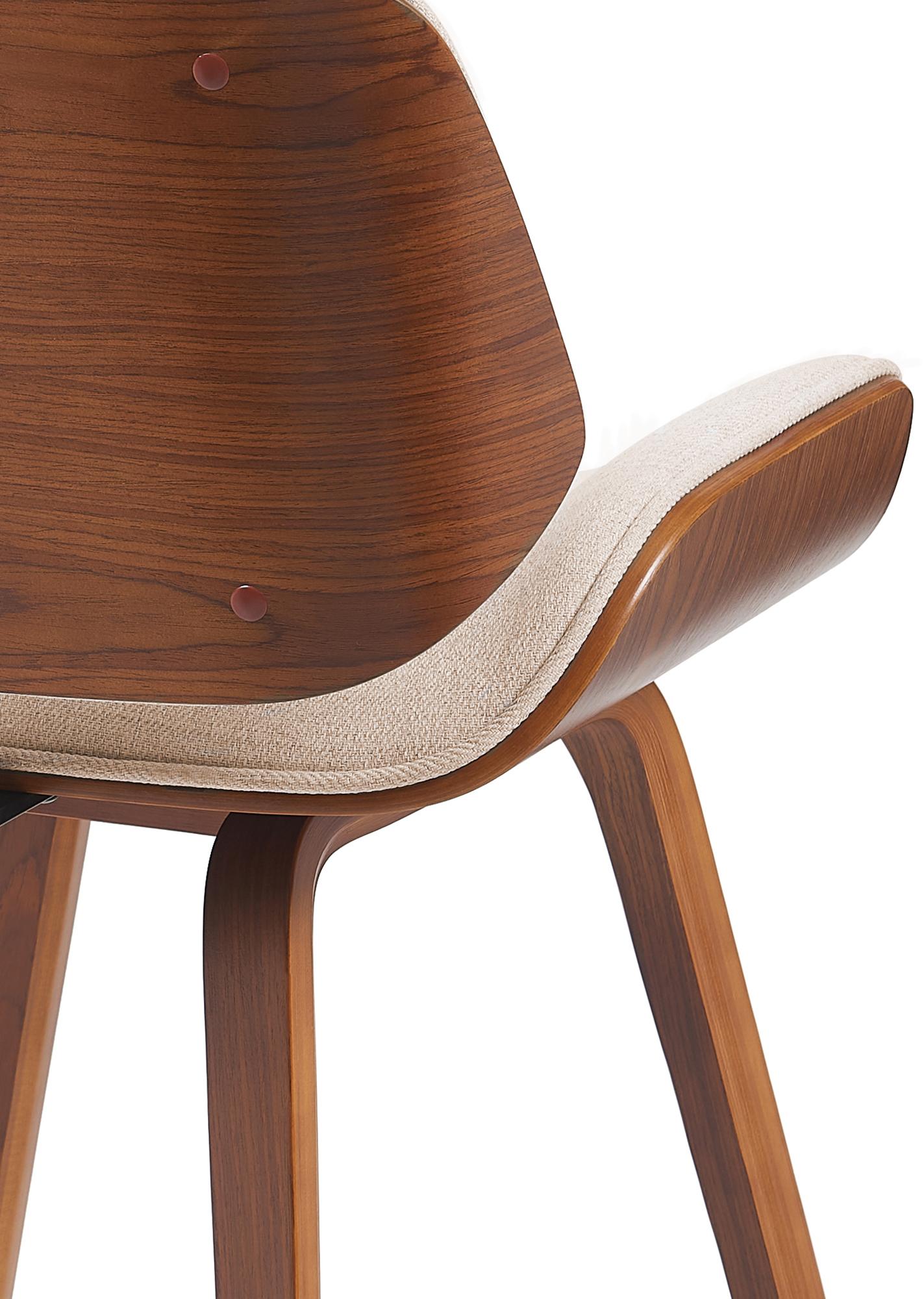 Silla de comedor Beverley de tela