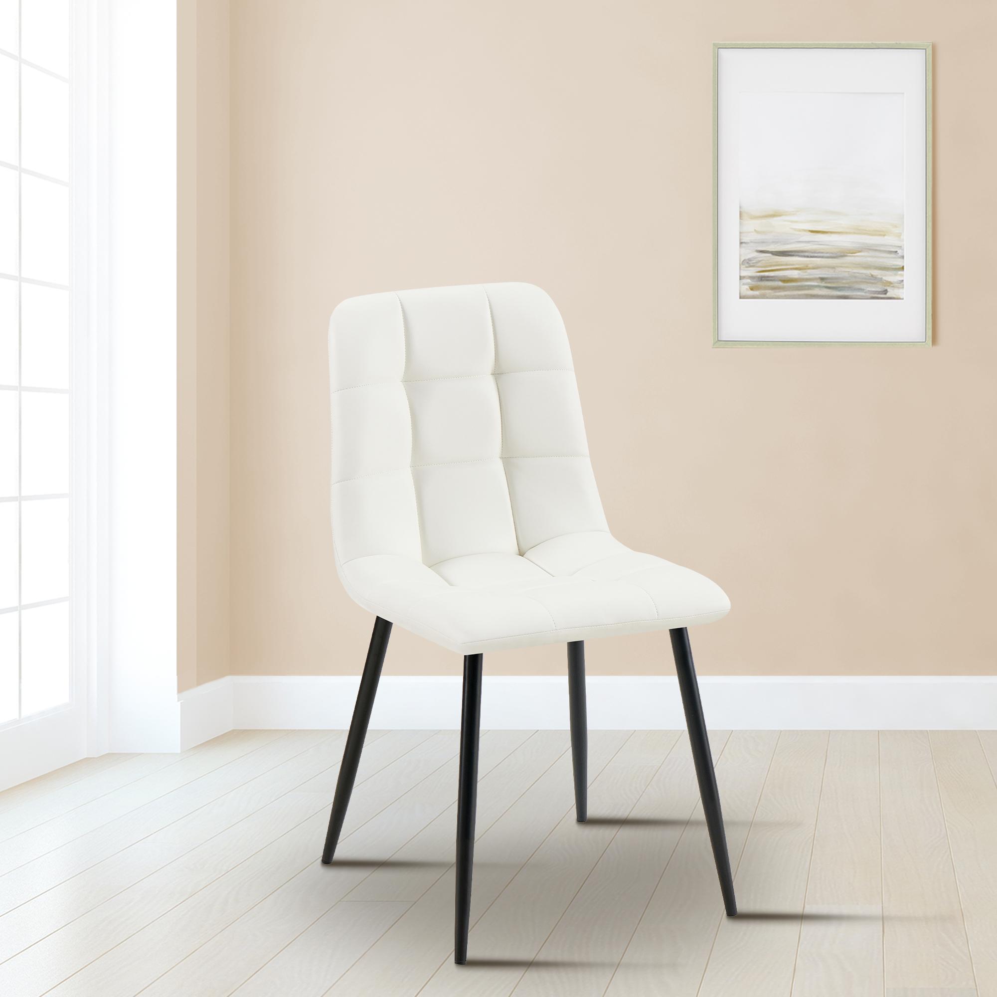 Silla de comedor Antibes tapizada en polipiel