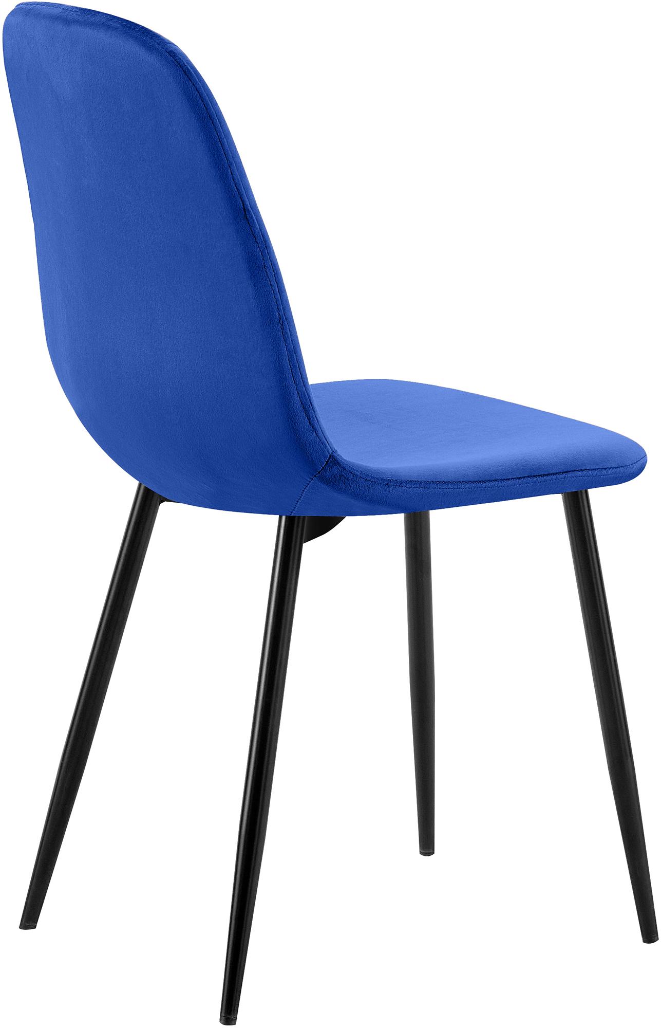 Silla de comedor Baxter en terciopelo