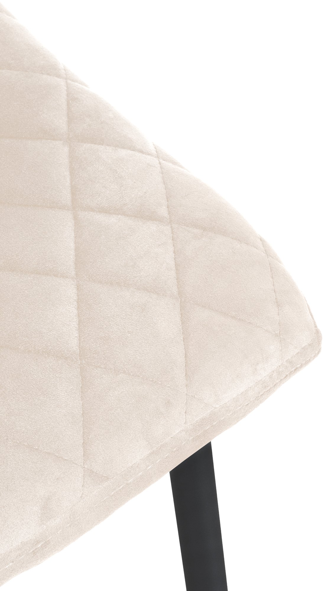 Silla de comedor Telde de terciopelo