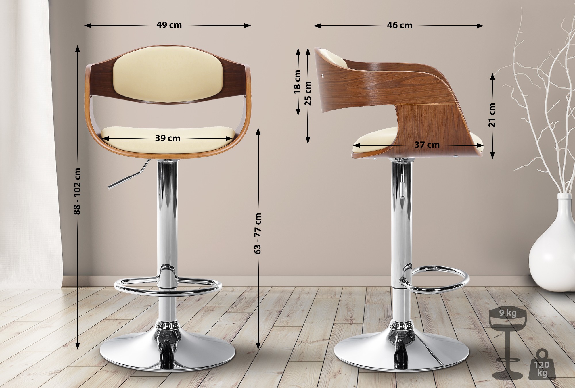 Taburete de bar Kingston