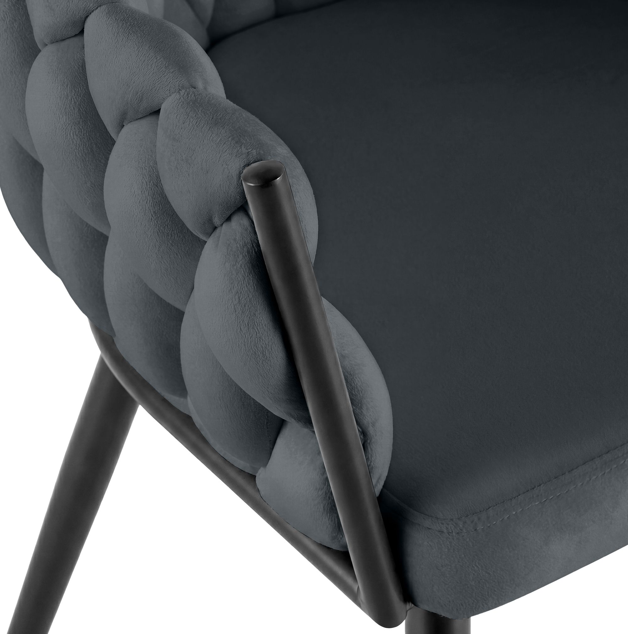 Silla de comedor Molise de terciopelo elegante y cómoda para tu hogar
