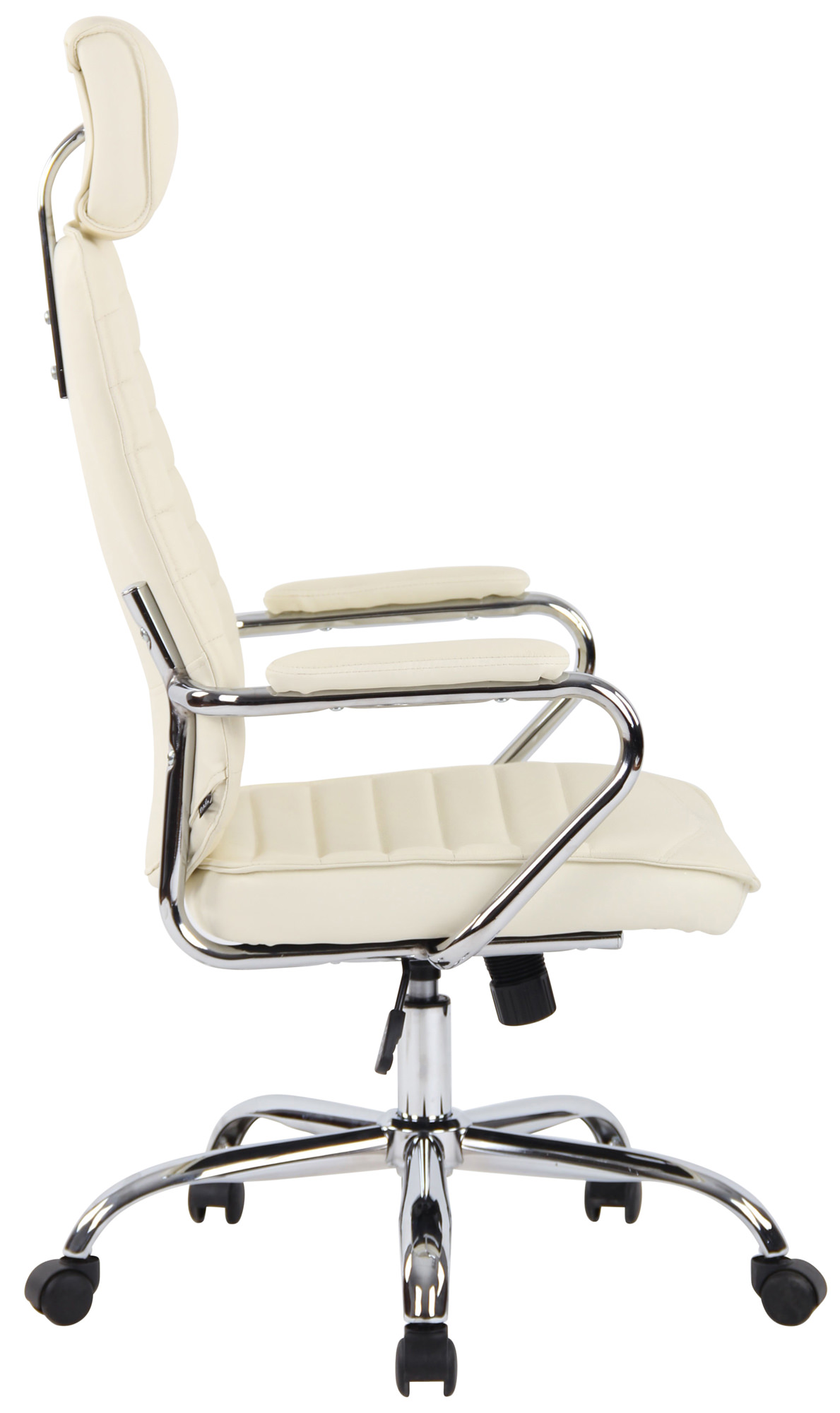 Silla de oficina Rako de cuero auténtico