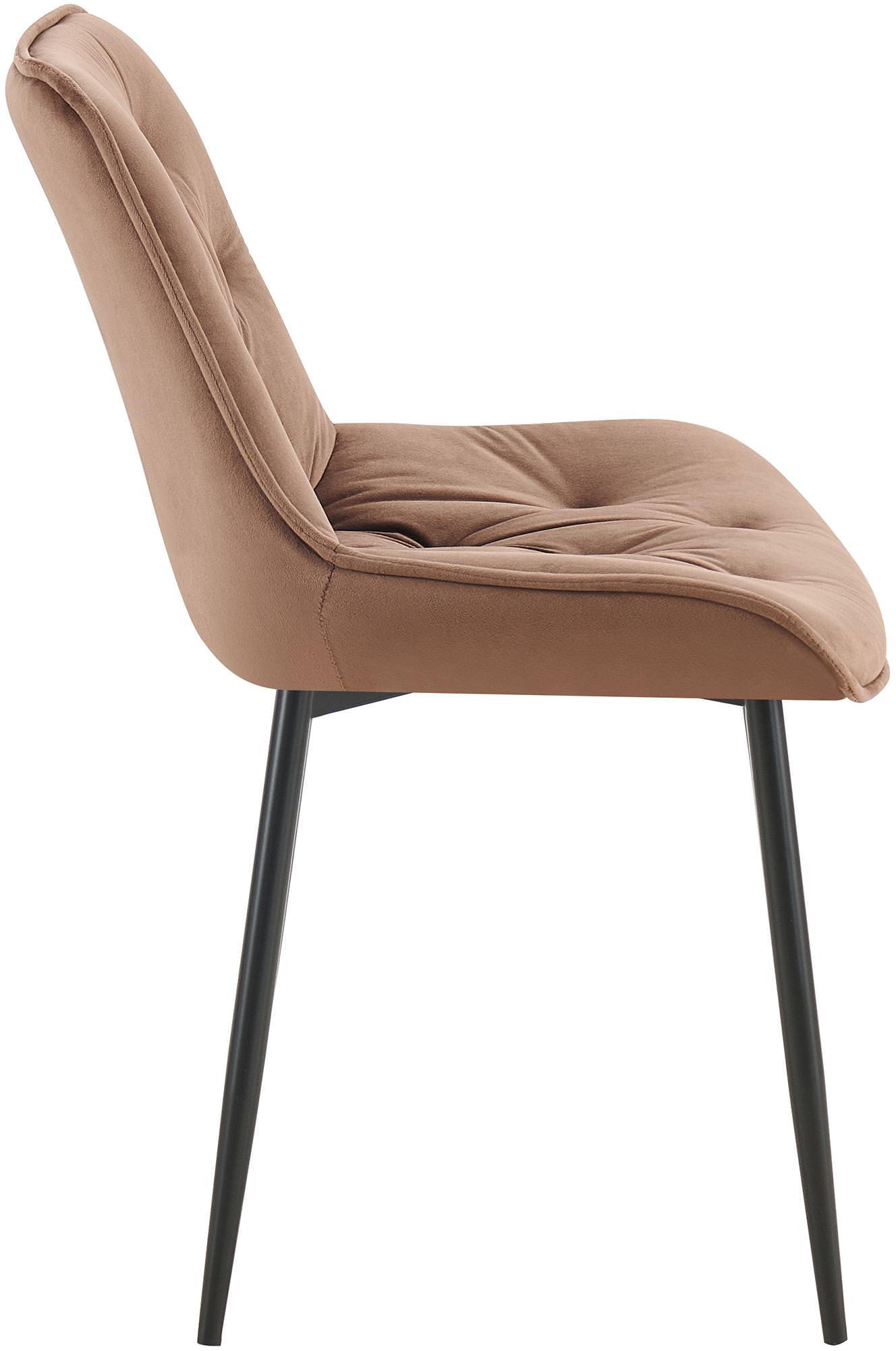 Silla de comedor Wallace de terciopelo