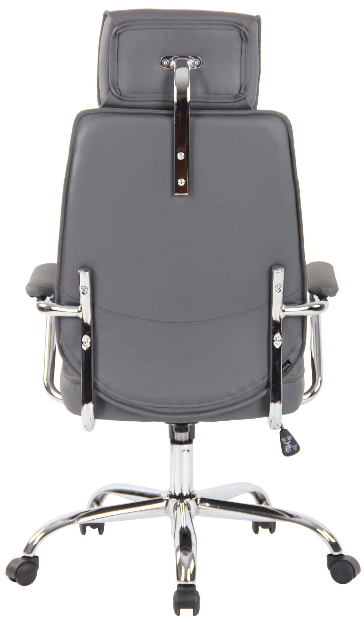 Silla de oficina Rako de cuero auténtico