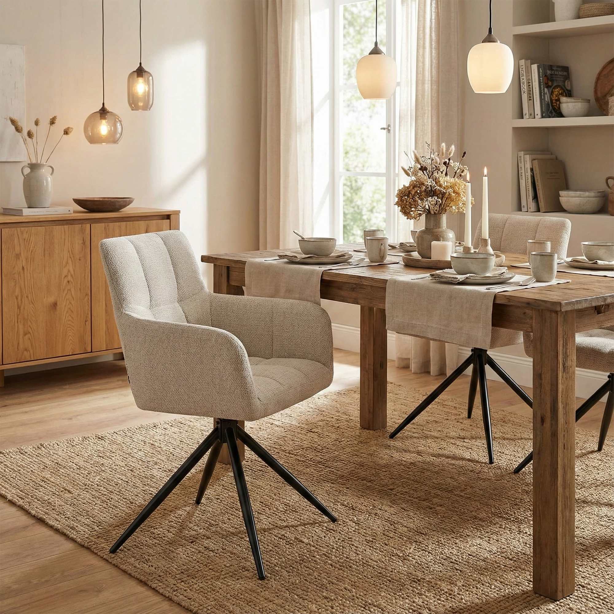 Silla de comedor Jonah Tela