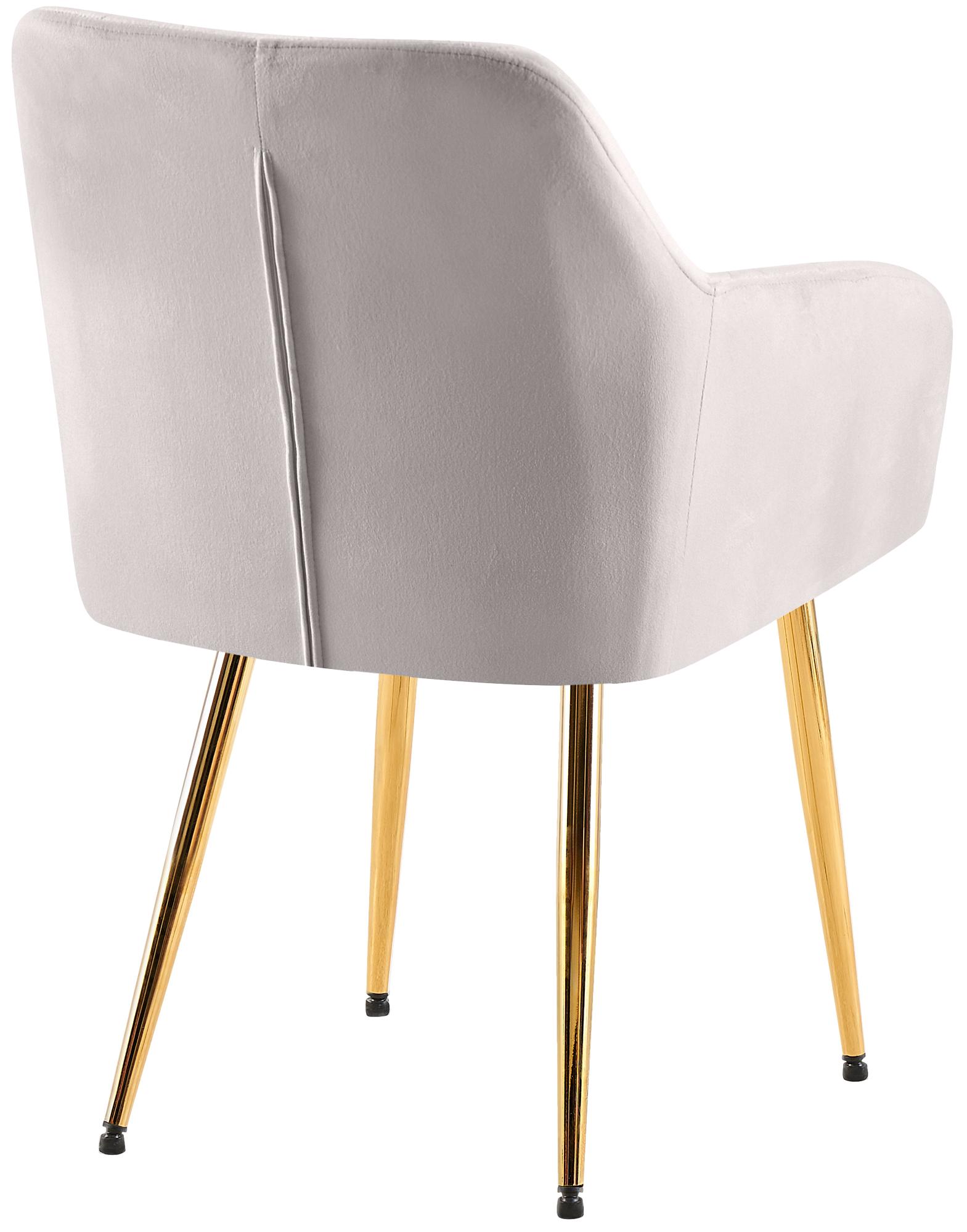 Silla de comedor Monett terciopelo